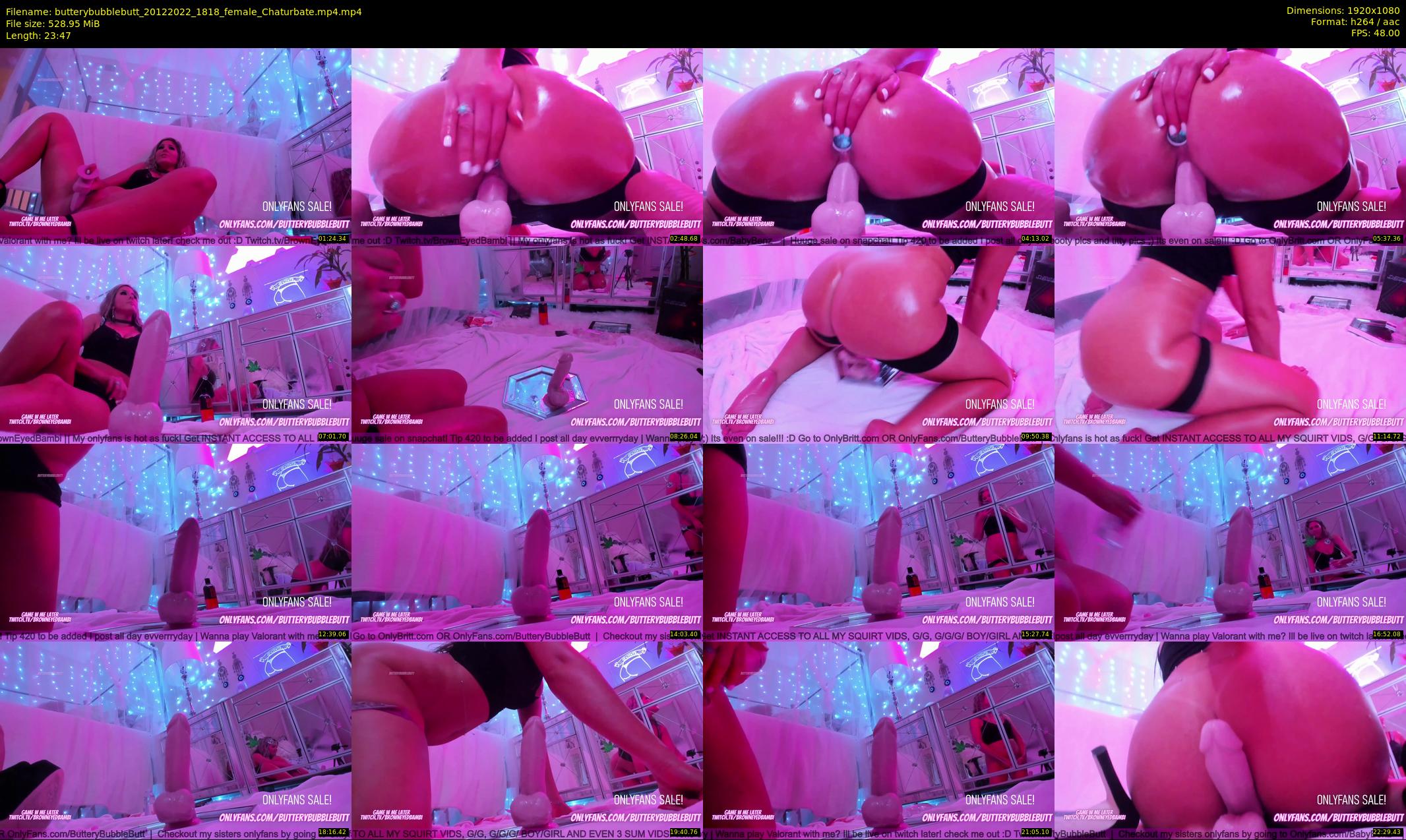 butterybubblebutt — 24 minute Chaturbate couple cam show recording, 1080p, Dec 20, 2022