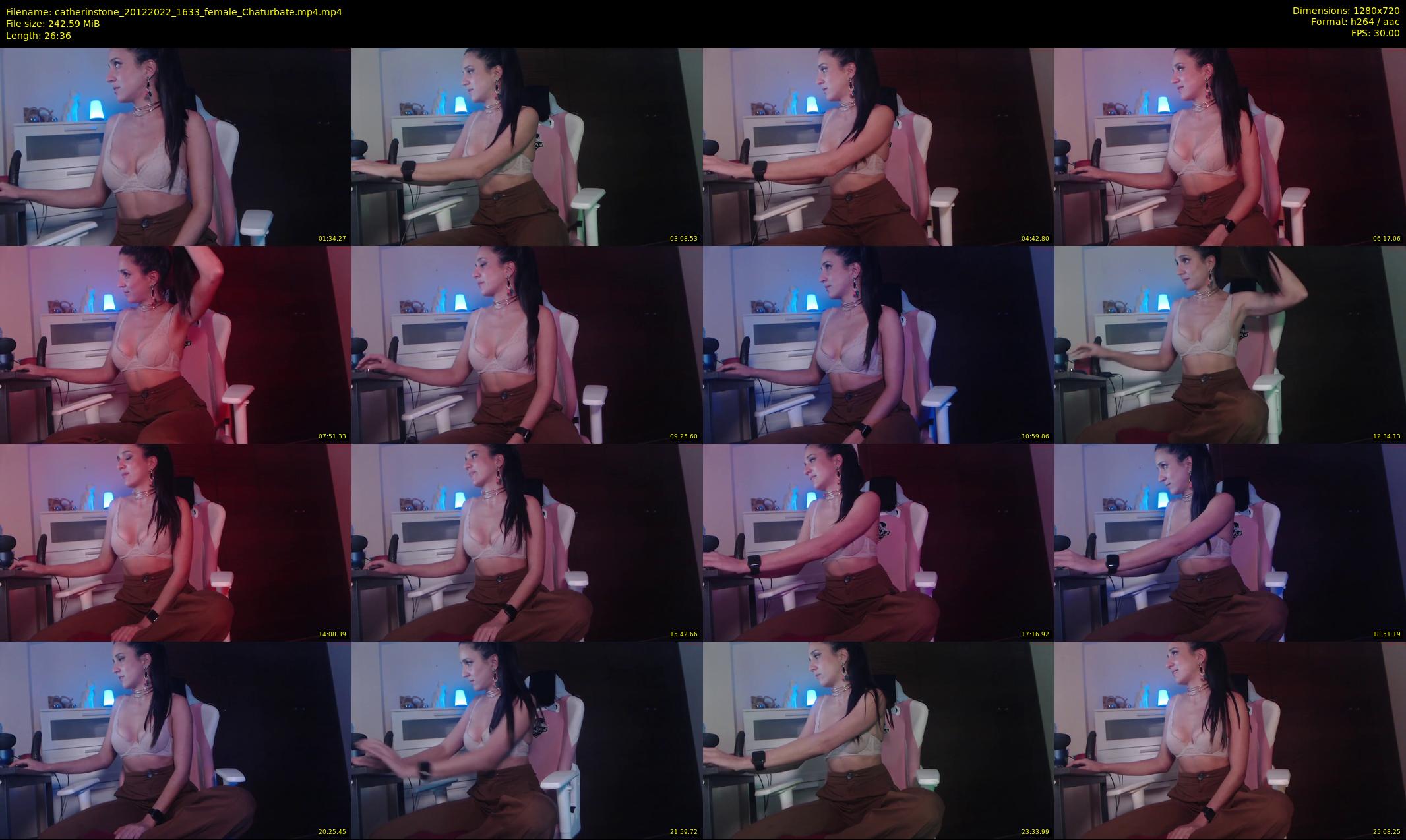 catherinstone — 27 minute Chaturbate female cam show recording, 720p, Dec 20, 2022