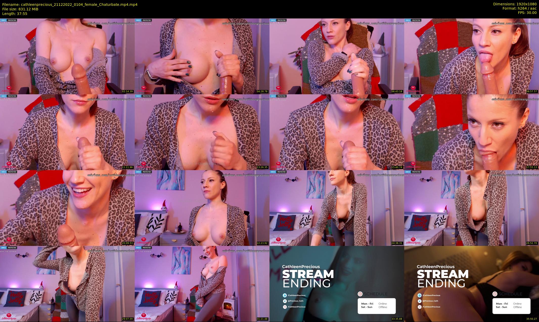 cathleenprecious — 38 minute Chaturbate female cam show recording, 1080p, Dec 21, 2022
