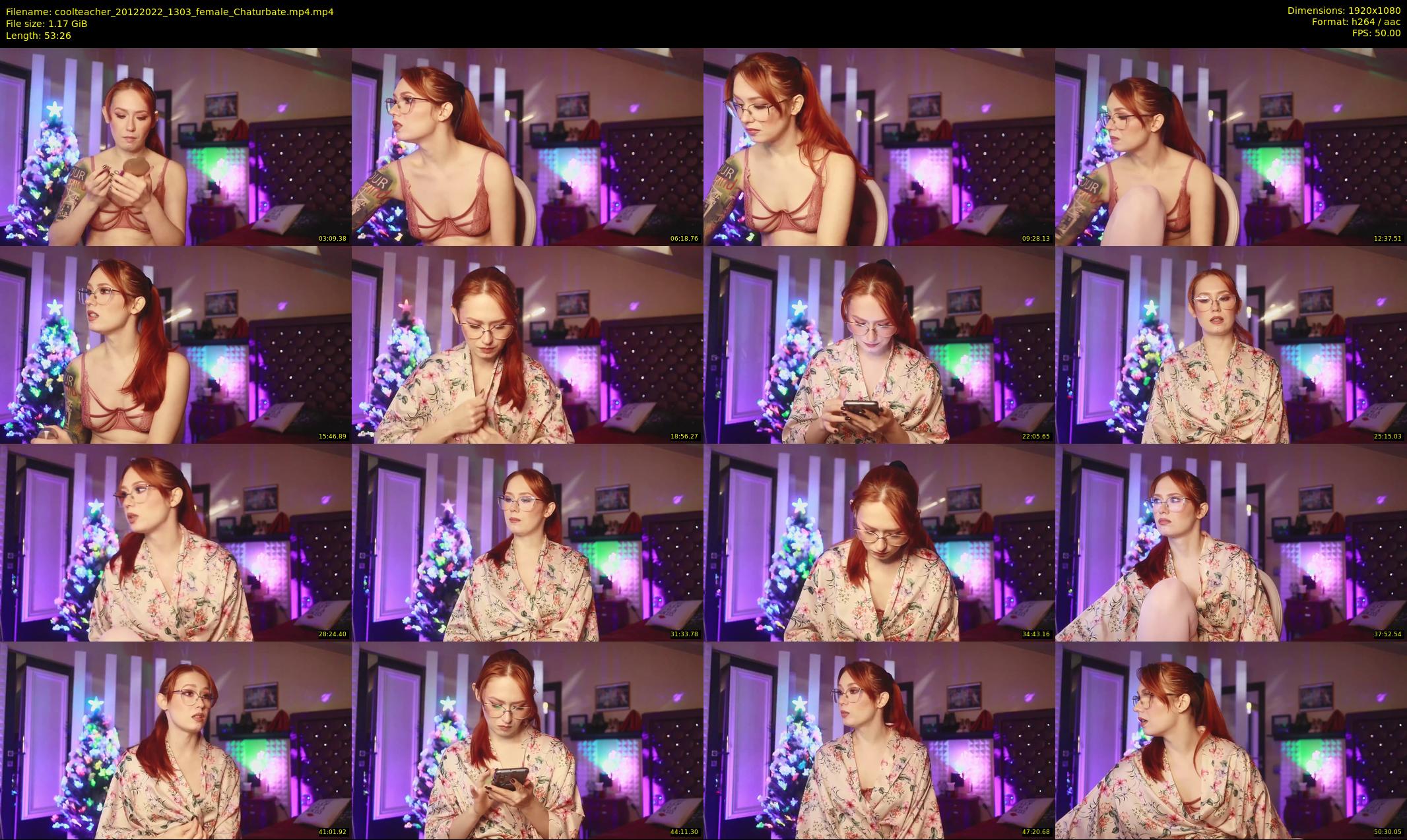coolteacher — 54 minute Chaturbate female cam show recording, 1080p, Dec 20, 2022