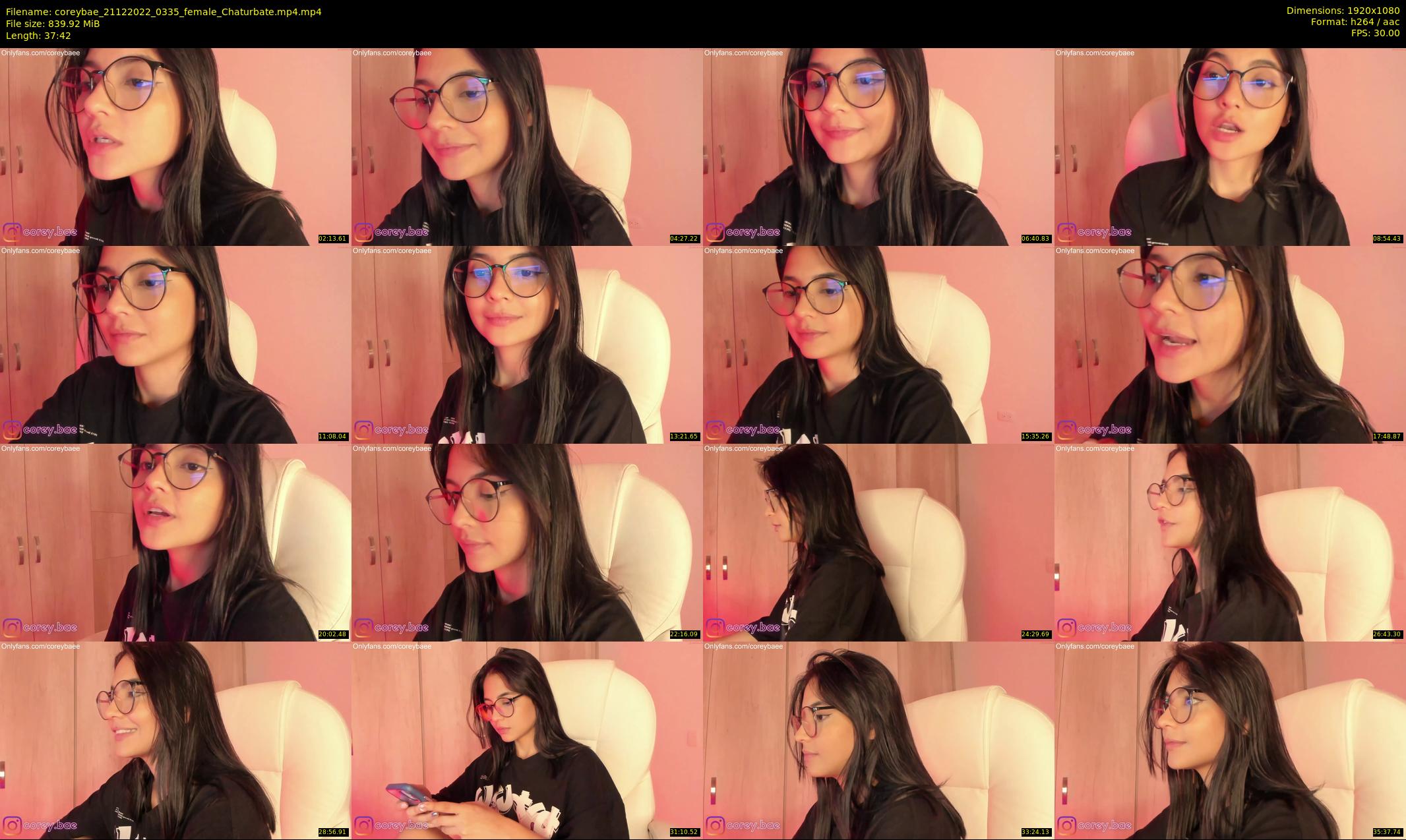 coreybae — 38 minute Chaturbate female cam show recording, 1080p, Dec 21, 2022
