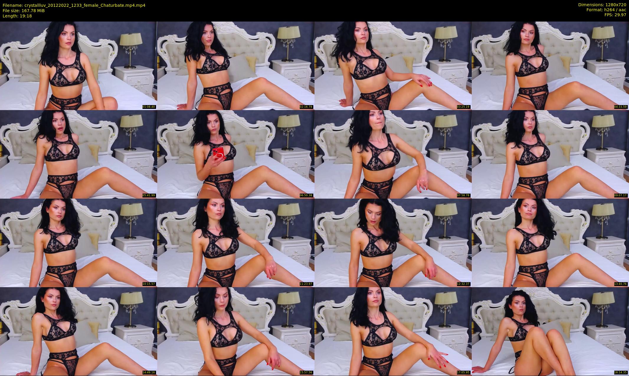 crystallluv — 20 minute Chaturbate female cam show recording, 720p, Dec 20, 2022