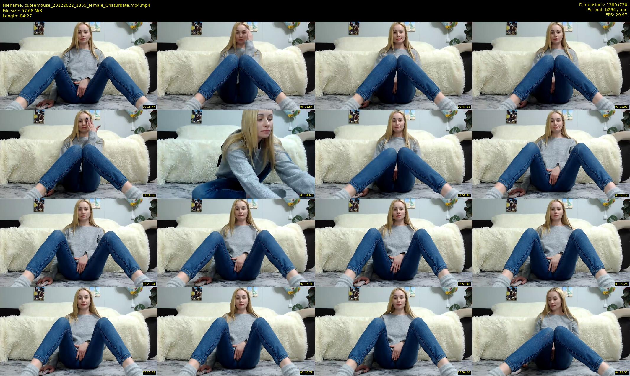 cuteemouse — 5 minute Chaturbate female cam show recording, 720p, Dec 20, 2022