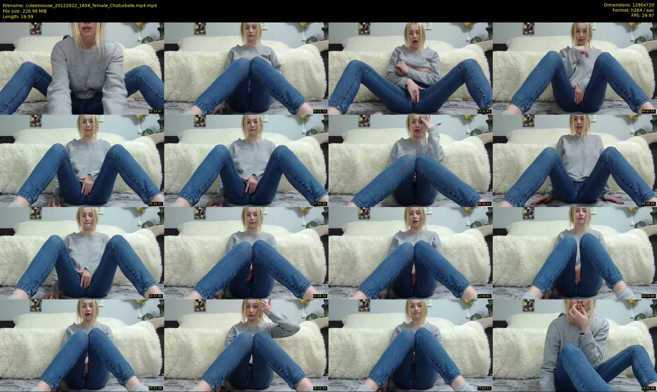 cuteemouse — 20 minute Chaturbate female cam show recording, 720p, Dec 20, 2022