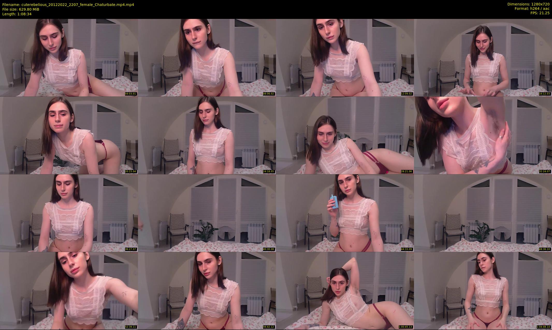 cuterebelious — 69 minute Chaturbate female cam show recording, 720p, Dec 20, 2022
