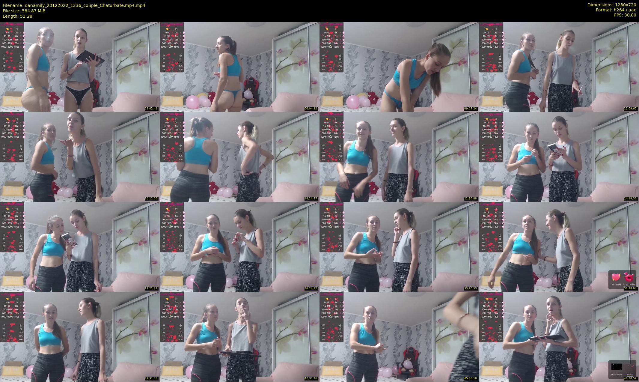 danamily — 52 minute Chaturbate female cam show recording, 720p, Dec 20, 2022