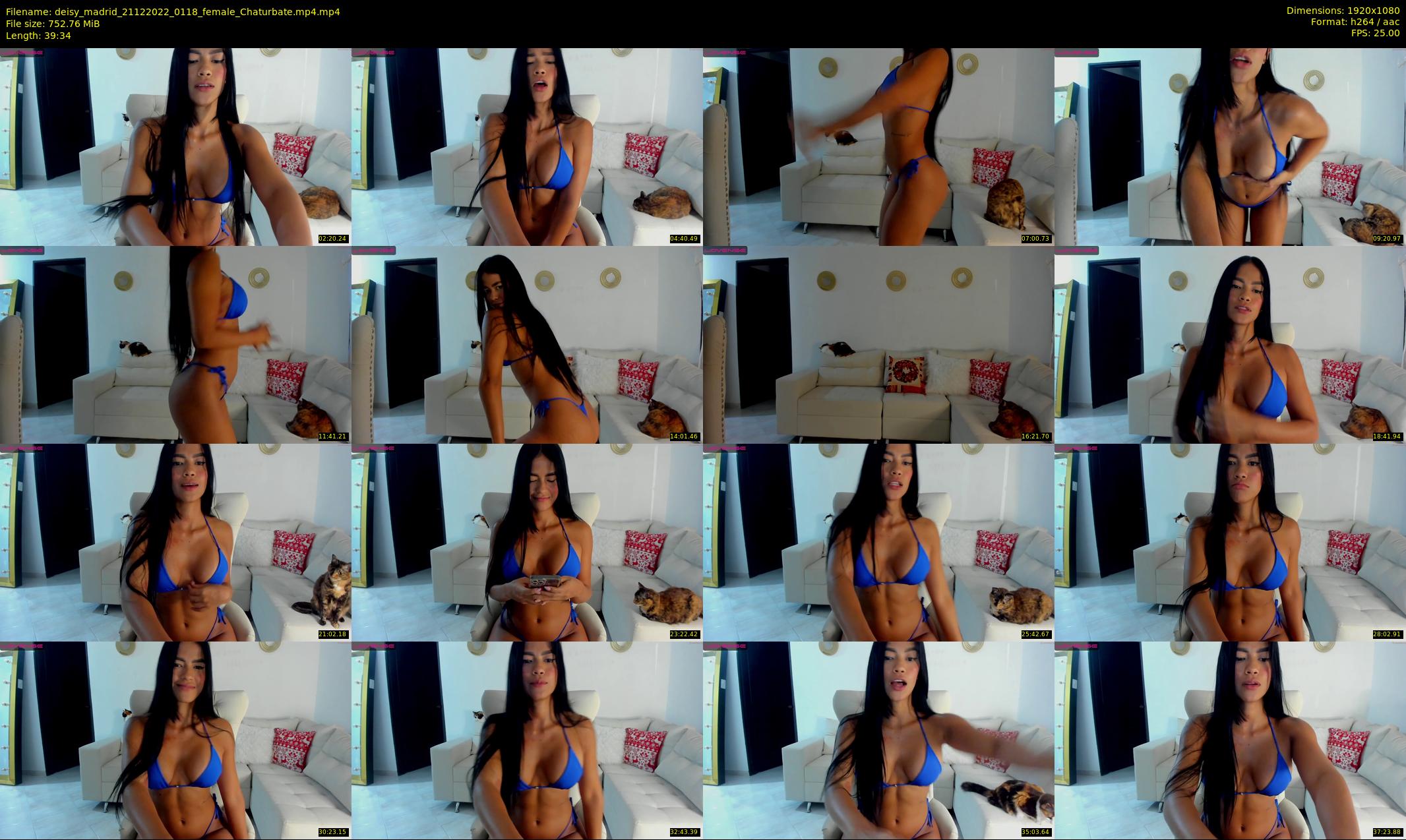 deisy_madrid — 40 minute Chaturbate female cam show recording, 1080p, Dec 21, 2022