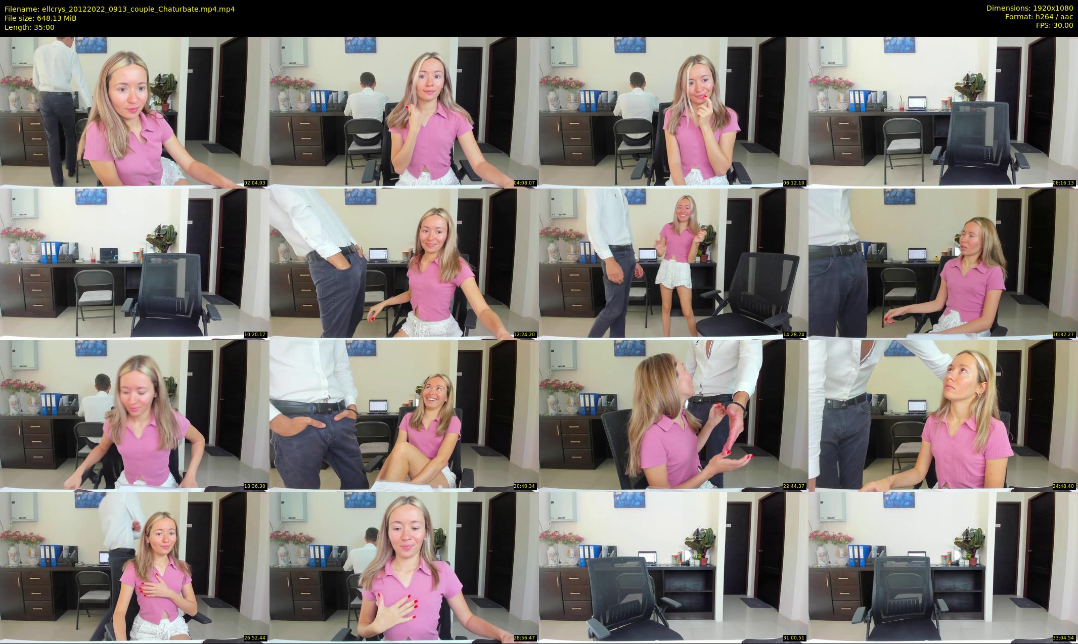 ellcrys — 35 minute Chaturbate couple cam show recording, 1080p, Dec 20, 2022