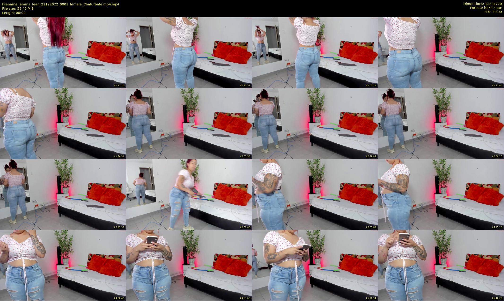 emma_lean — 6 minute Chaturbate female cam show recording, 720p, Dec 21, 2022