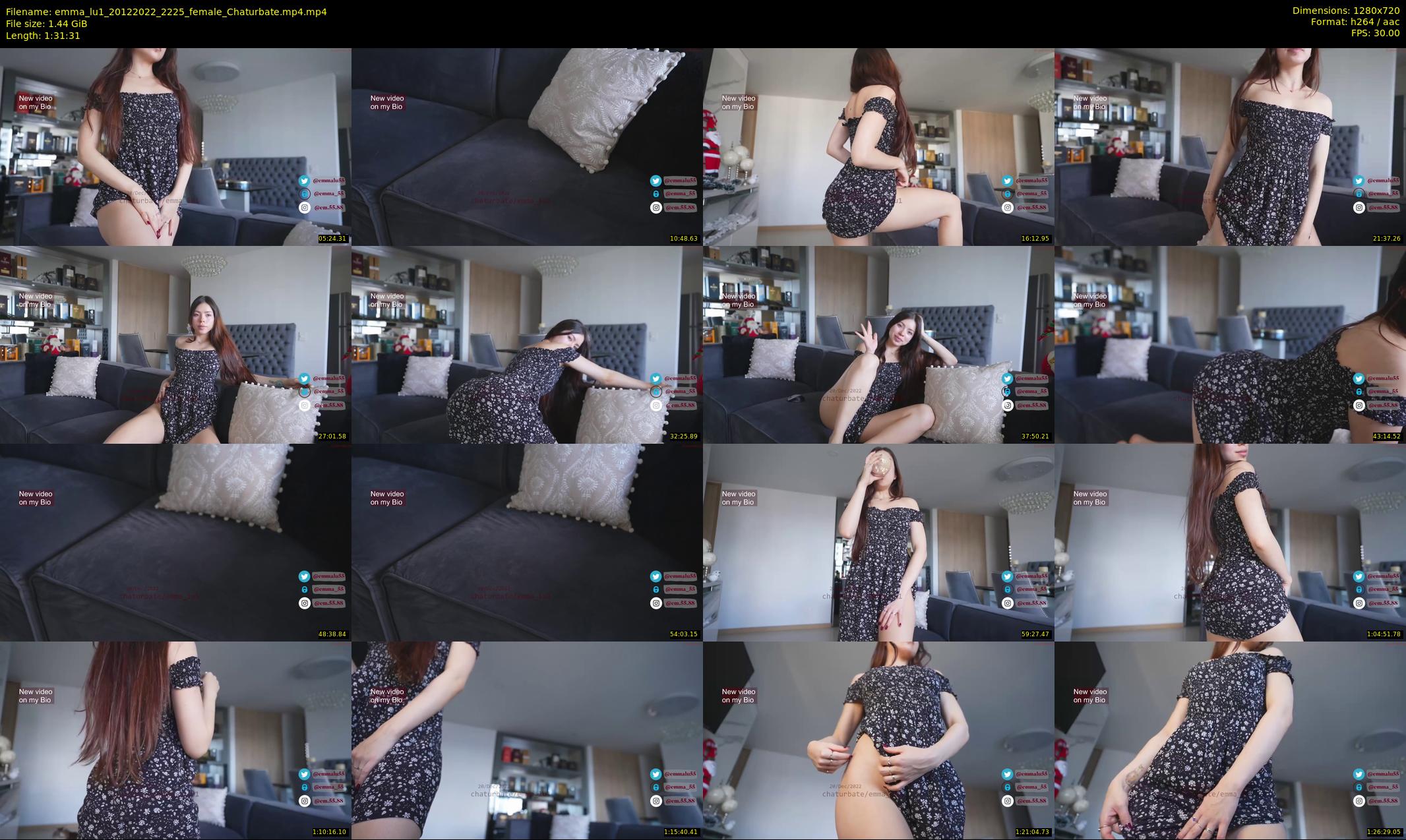 emma_lu1 — 92 minute Chaturbate female cam show recording, 720p, Dec 20, 2022