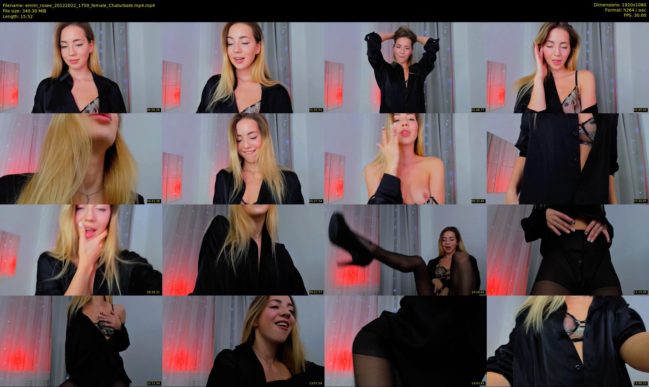 emmi_rosee — 16 minute Chaturbate female cam show recording, 1080p, Dec 20, 2022