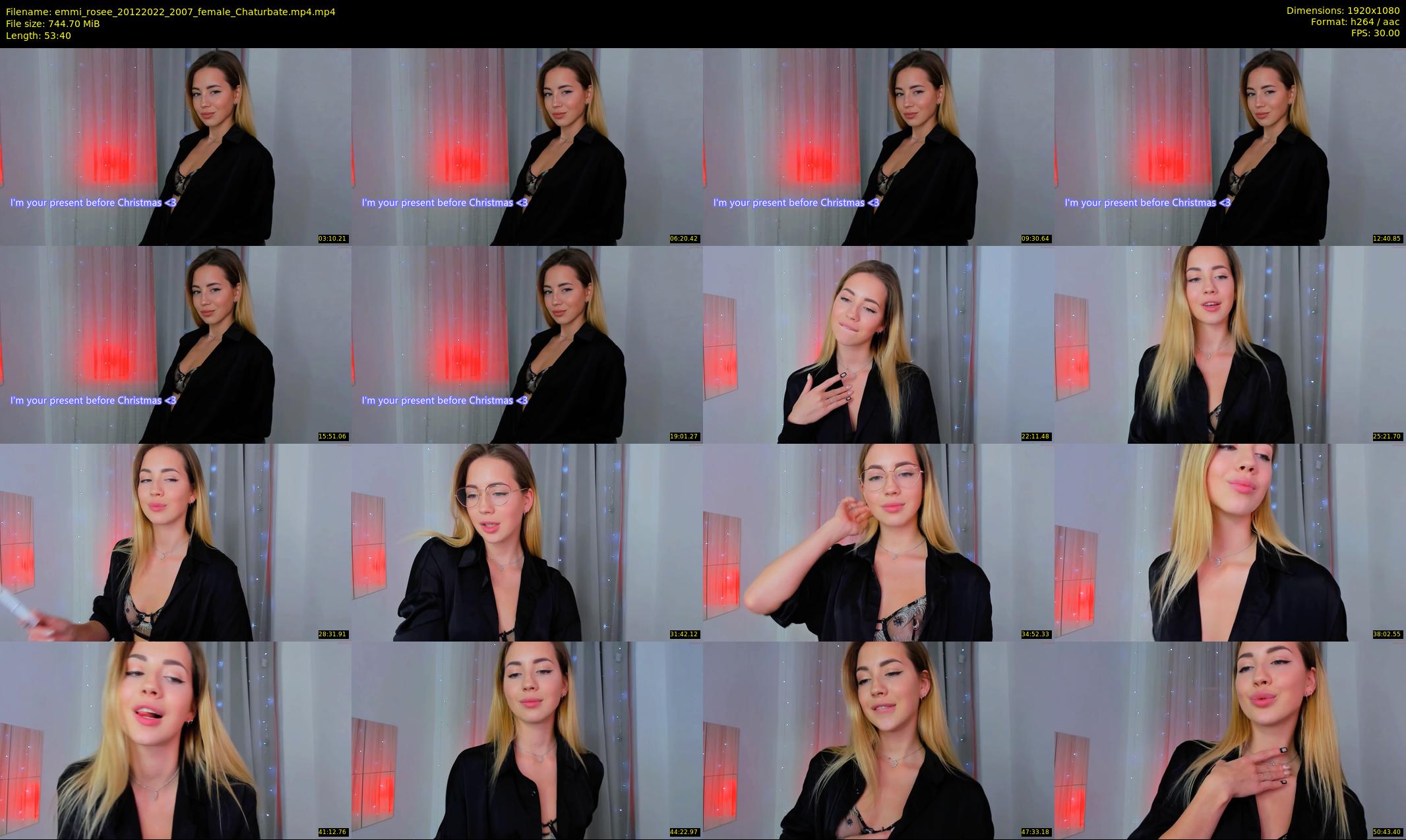 emmi_rosee — 54 minute Chaturbate female cam show recording, 1080p, Dec 20, 2022