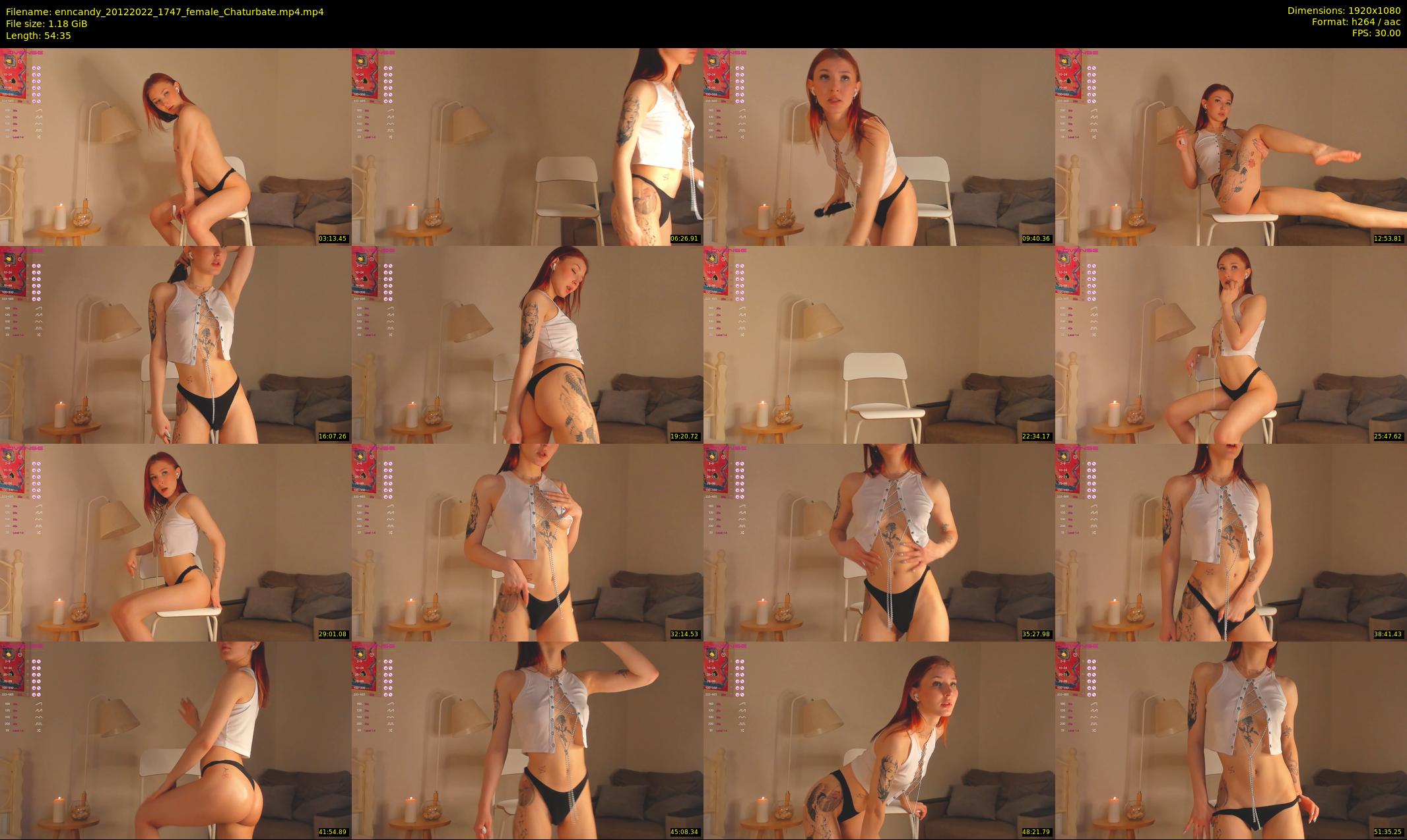 enncandy — 55 minute Chaturbate female cam show recording, 1080p, Dec 20, 2022