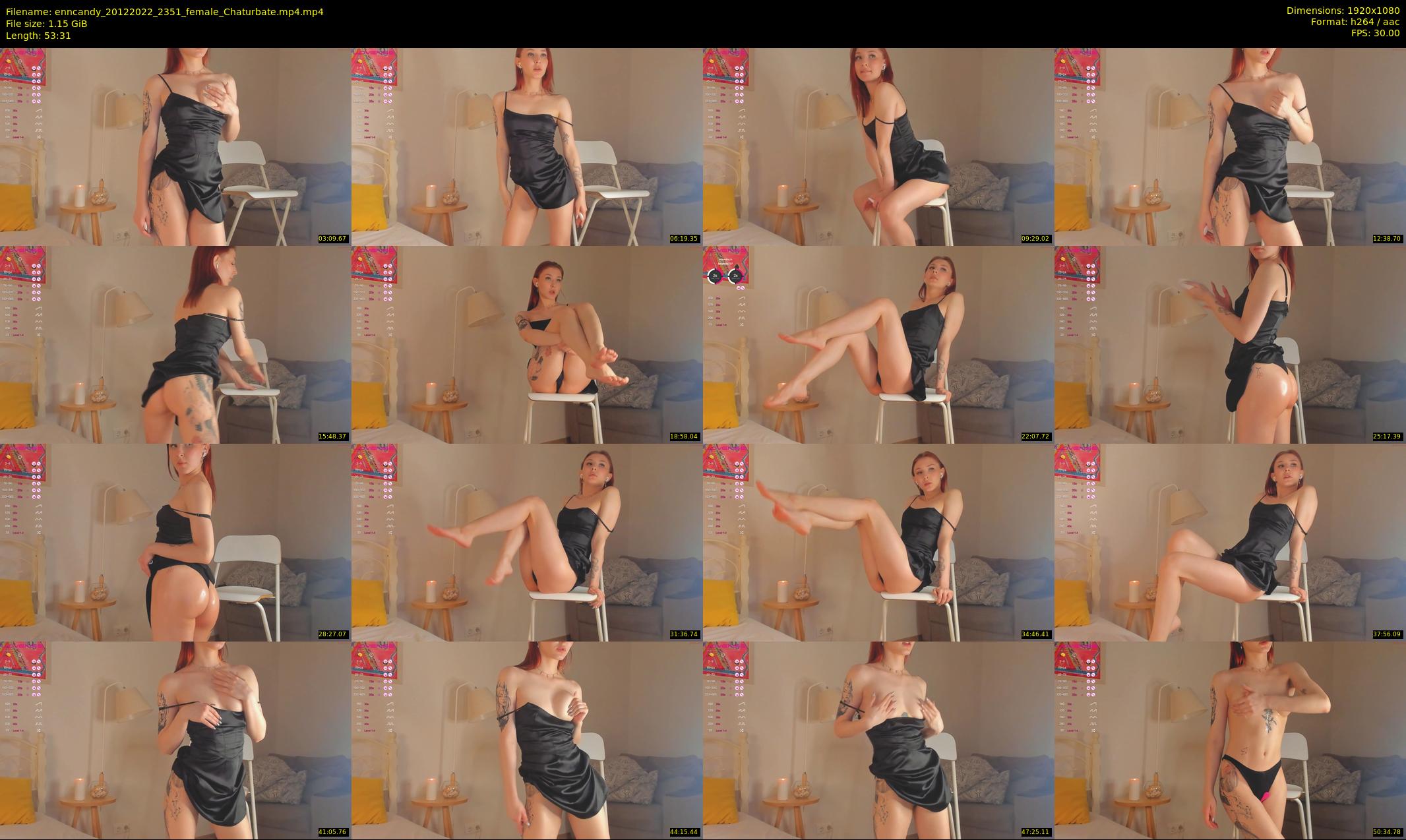 enncandy — 54 minute Chaturbate female cam show recording, 1080p, Dec 20, 2022