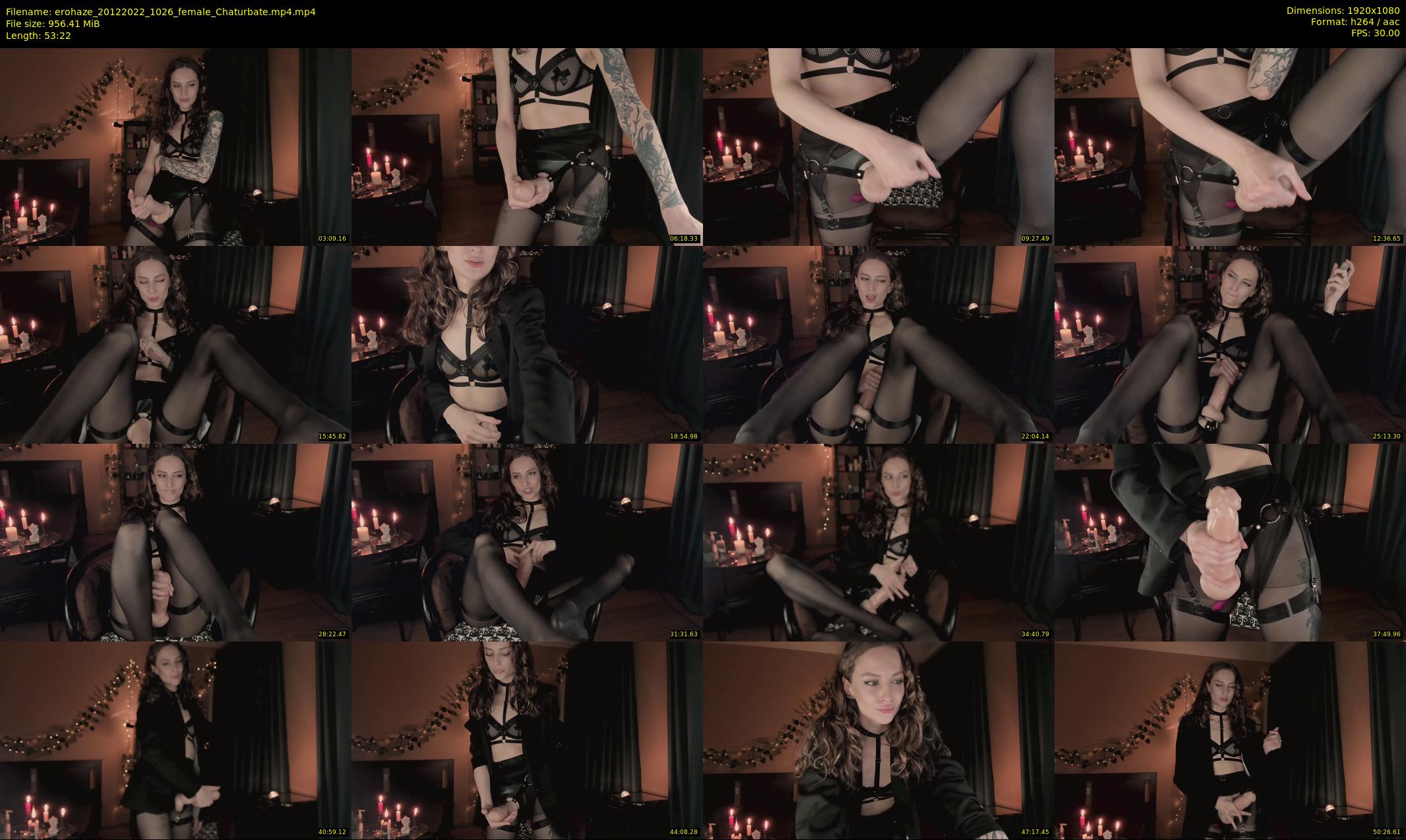 erohaze — 54 minute Chaturbate female cam show recording, 1080p, Dec 20, 2022