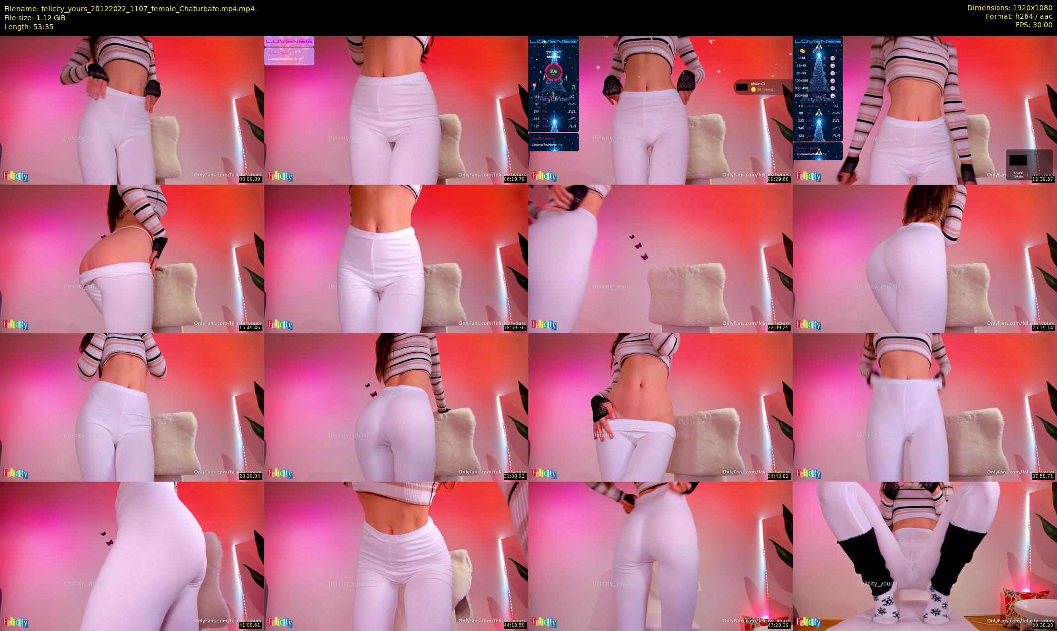 felicity_yours — 54 minute Chaturbate female cam show recording, 1080p, Dec 20, 2022