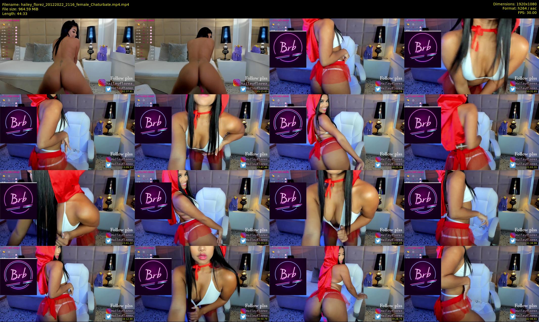 hailey_florez — 45 minute Chaturbate female cam show recording, 1080p, Dec 20, 2022