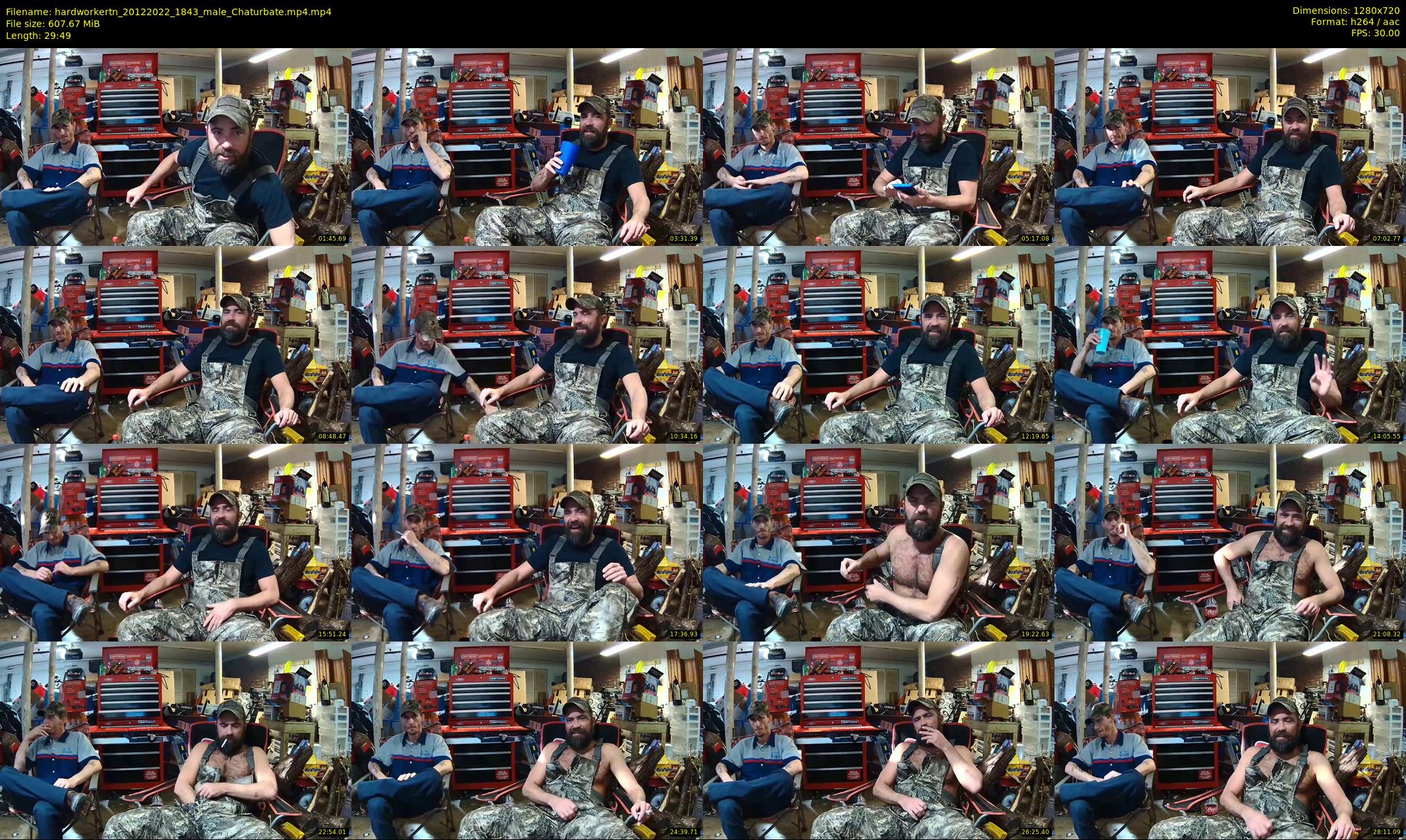 hardworkertn — 30 minute Chaturbate male cam show recording, 720p, Dec 20, 2022