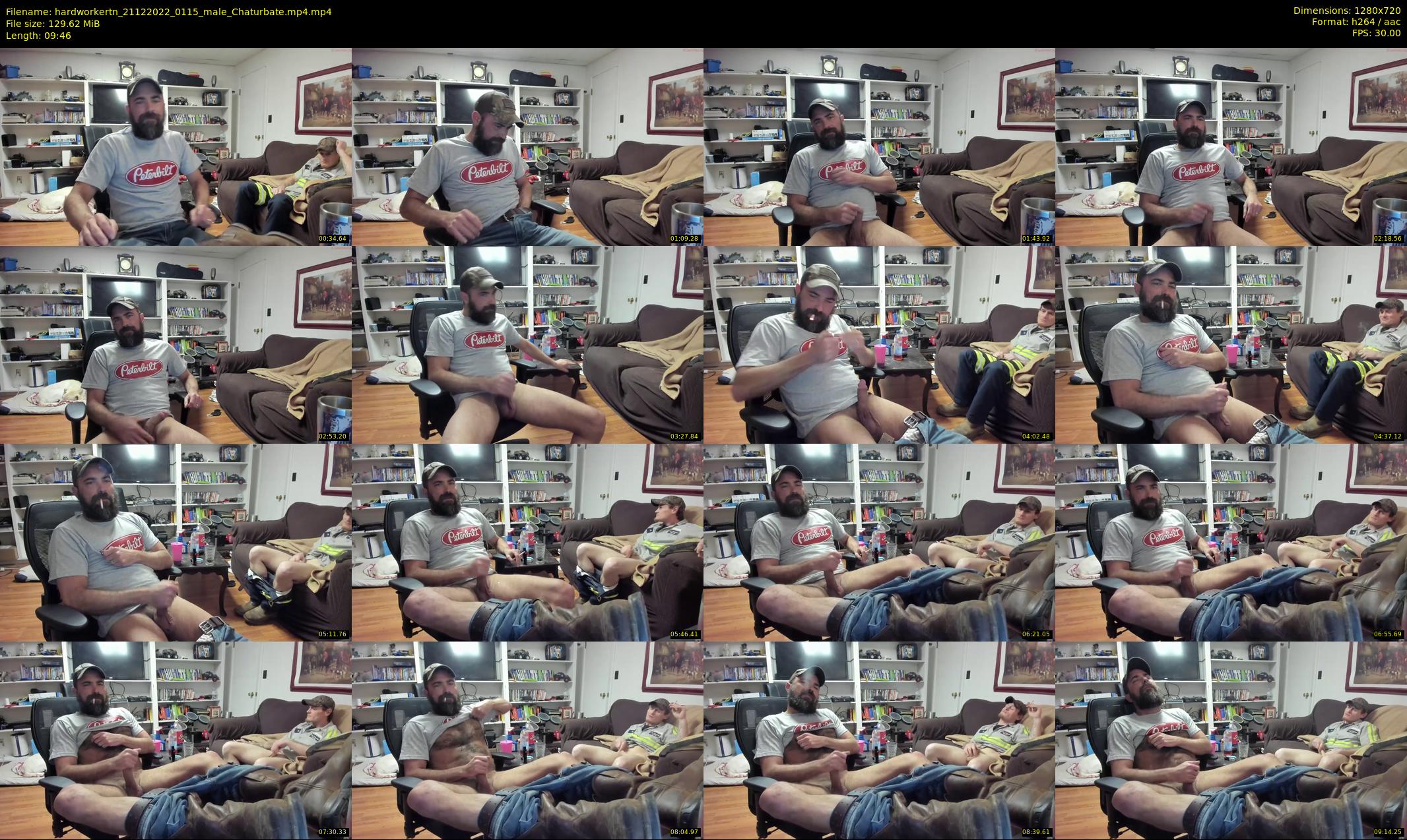 hardworkertn — 10 minute Chaturbate male cam show recording, 720p, Dec 21, 2022