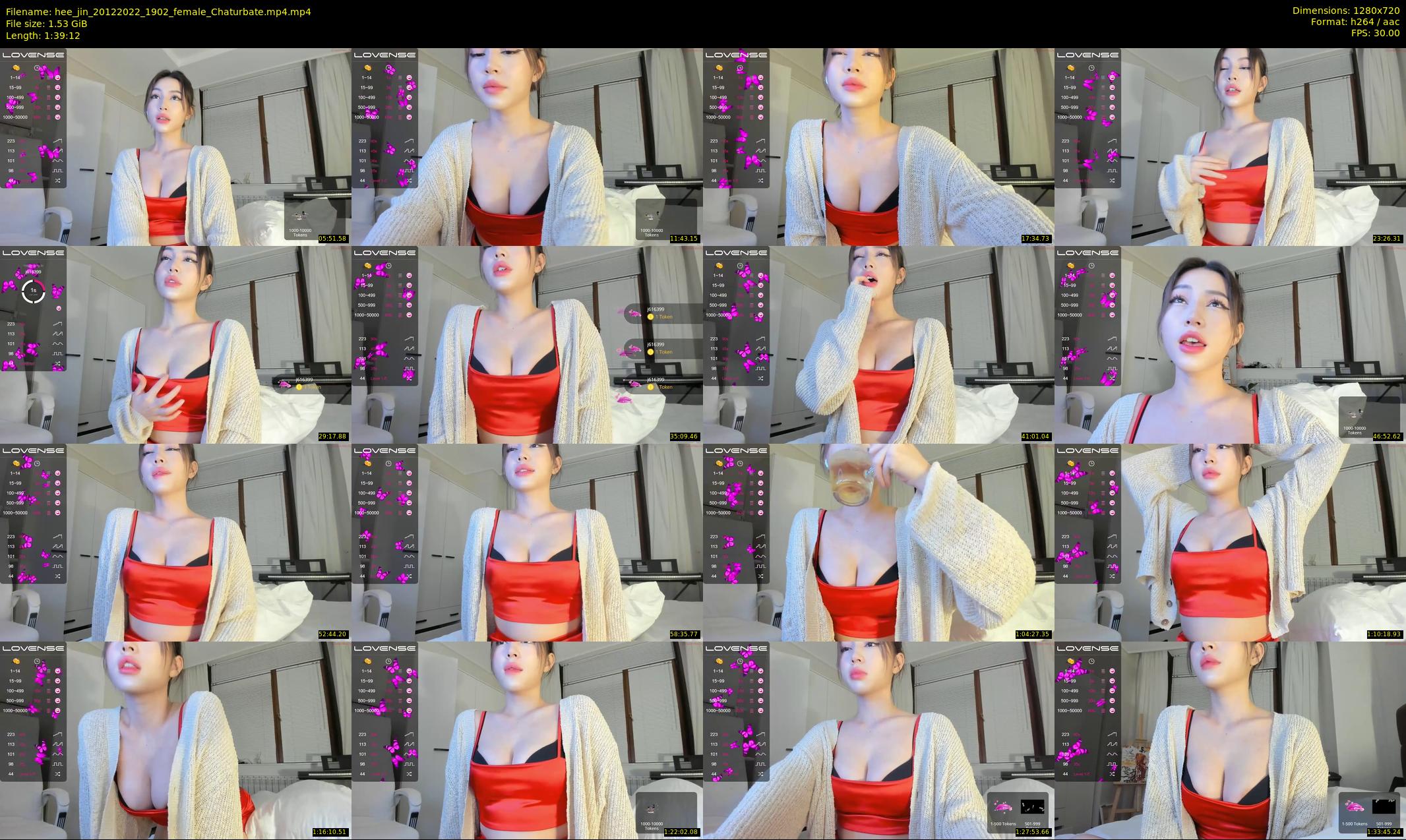hee_jin — 100 minute Chaturbate female cam show recording, 720p, Dec 20, 2022