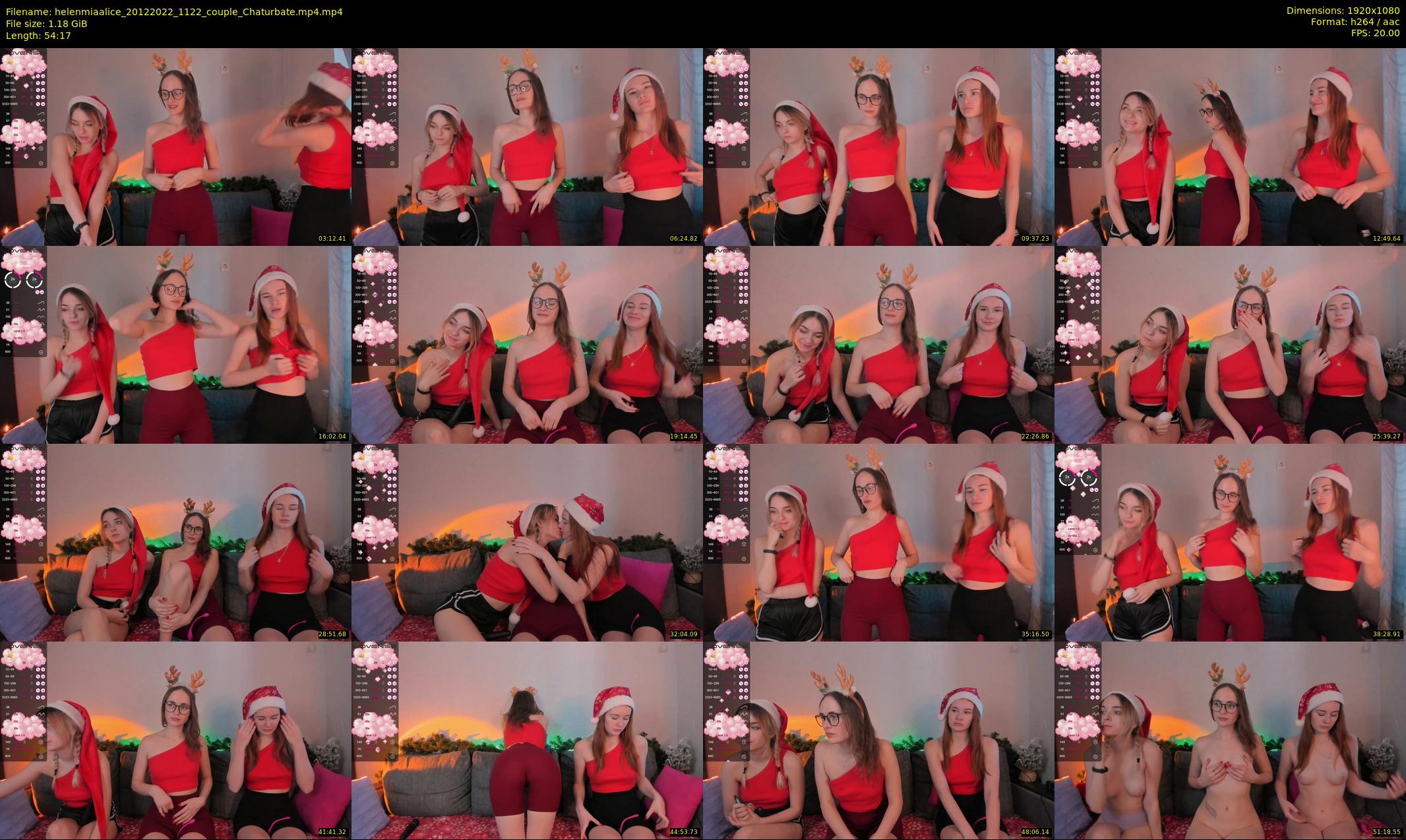 helenmiaalice — 55 minute Chaturbate couple cam show recording, 1080p, Dec 20, 2022