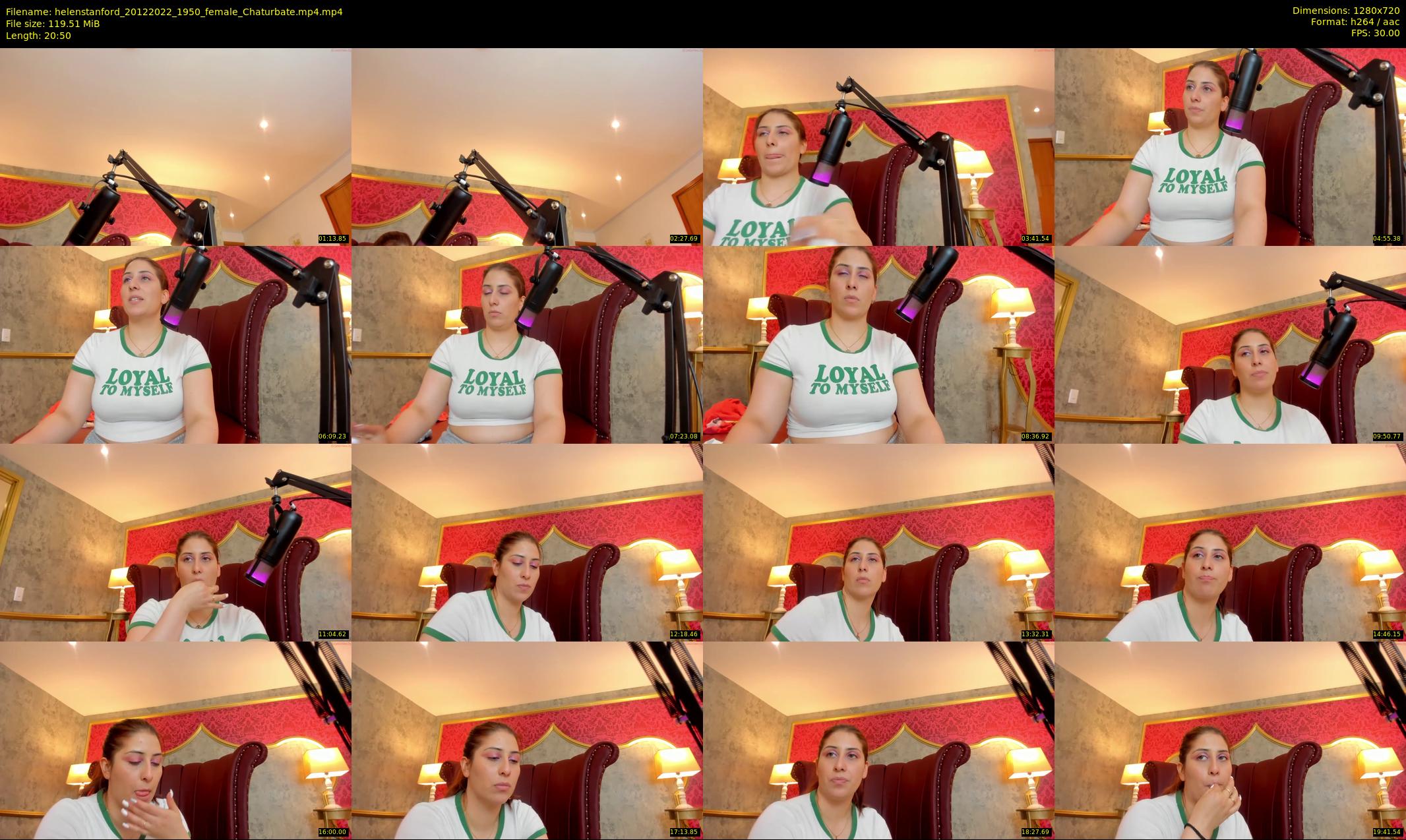 helenstanford — 21 minute Chaturbate female cam show recording, 720p, Dec 20, 2022