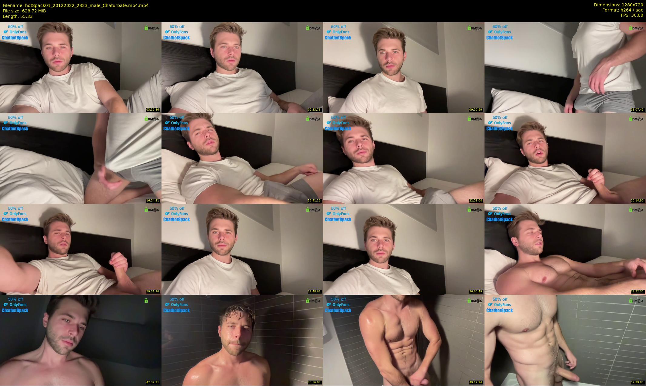hot8pack01 — 56 minute Chaturbate male cam show recording, 720p, Dec 20, 2022