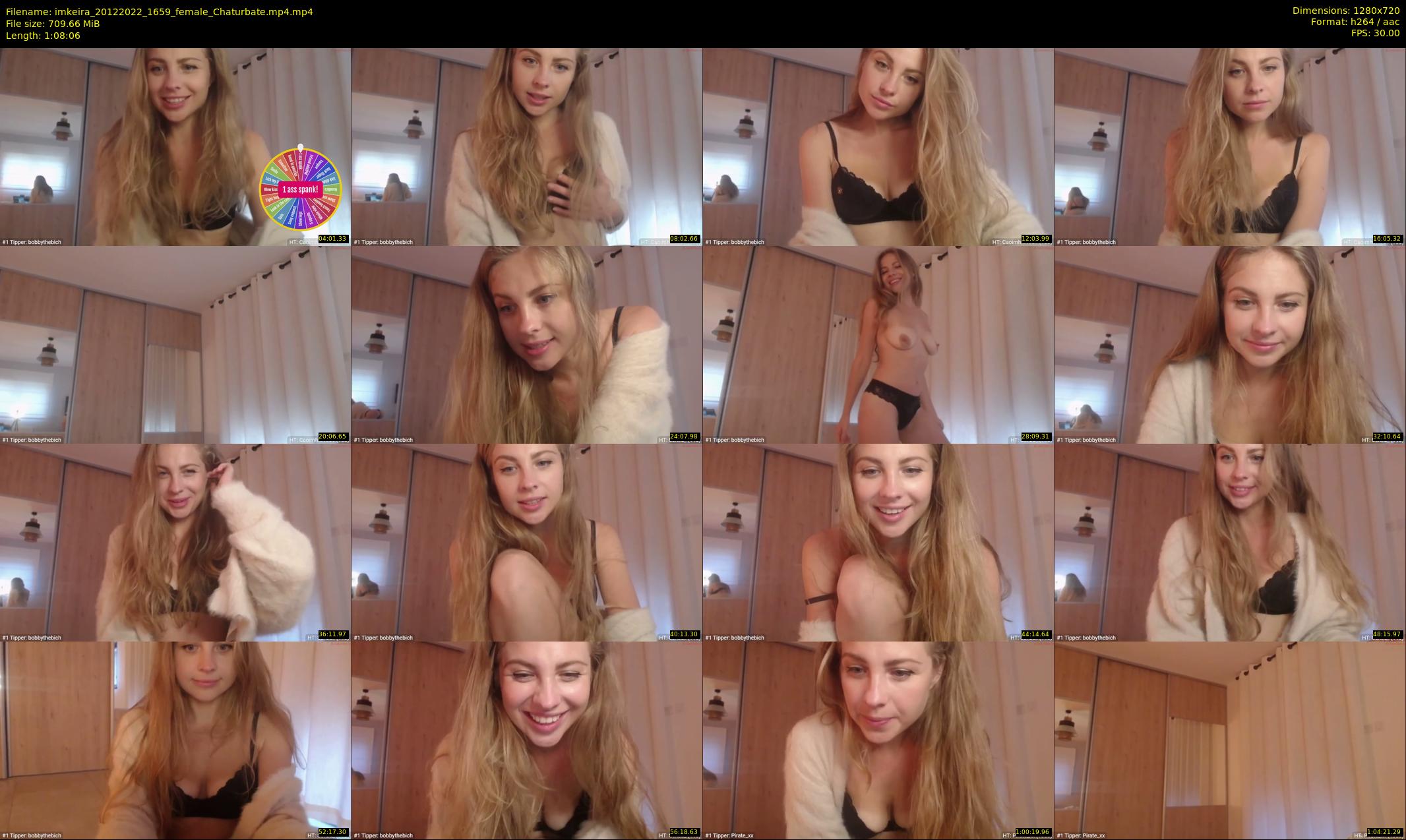 imkeira — 69 minute Chaturbate female cam show recording, 720p, Dec 20, 2022