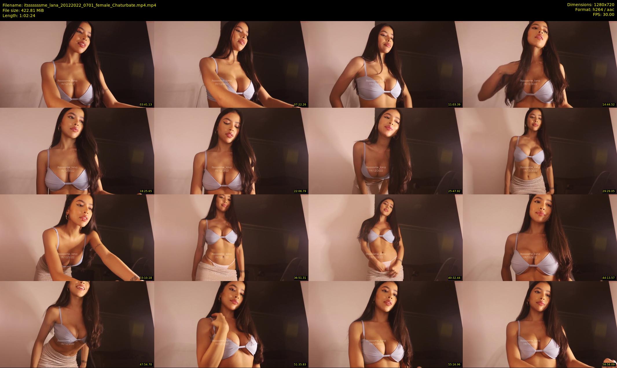 itsssssssme_lana — 63 minute Chaturbate female cam show recording, 720p, Dec 20, 2022