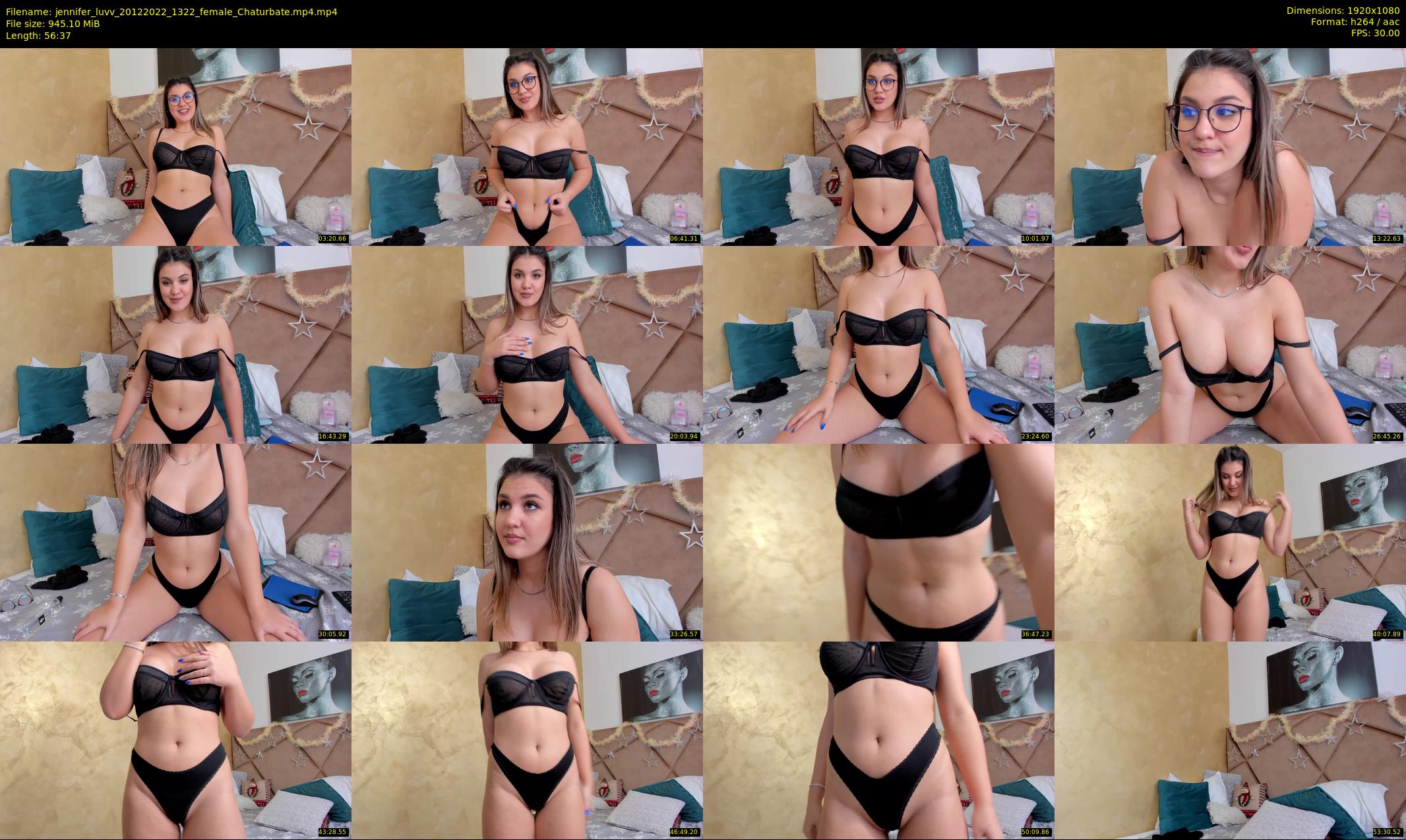 jennifer_luvv — 57 minute Chaturbate female cam show recording, 1080p, Dec 20, 2022