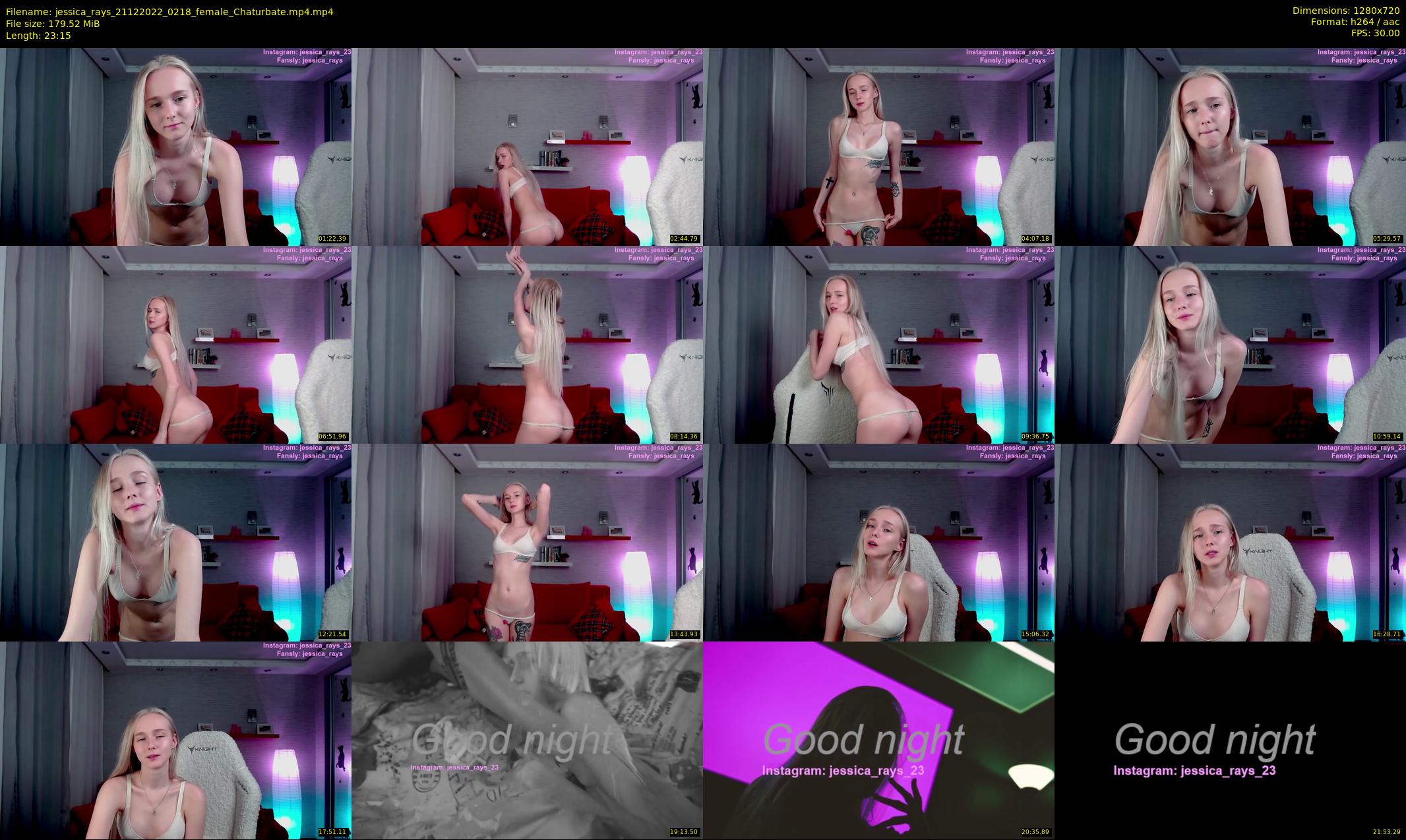 jessica_rays — 24 minute Chaturbate couple cam show recording, 720p, Dec 21, 2022