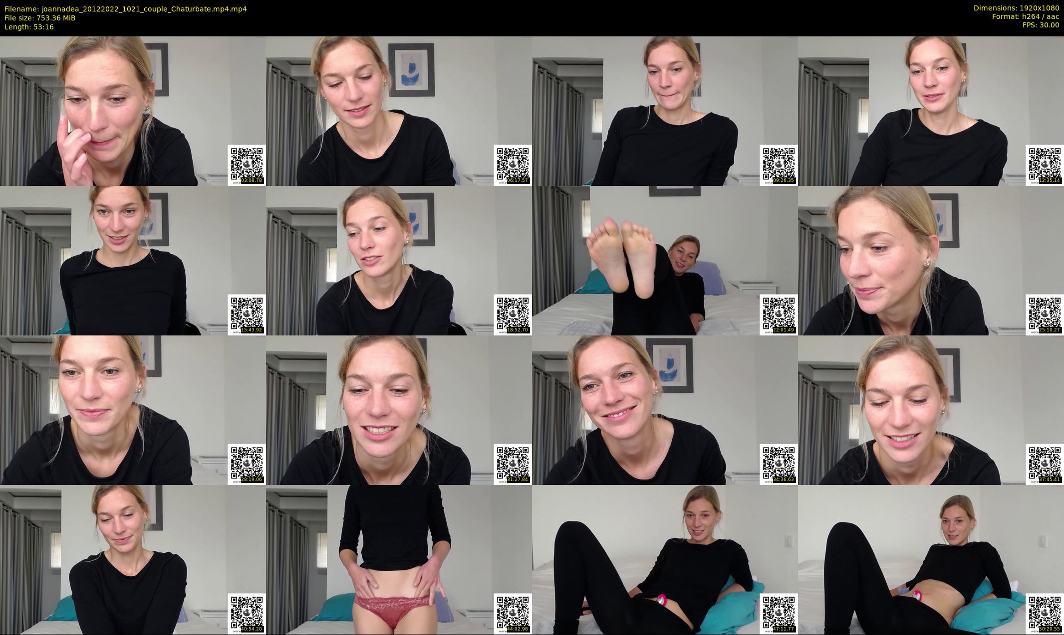 joannadea — 54 minute Chaturbate female cam show recording, 1080p, Dec 20, 2022