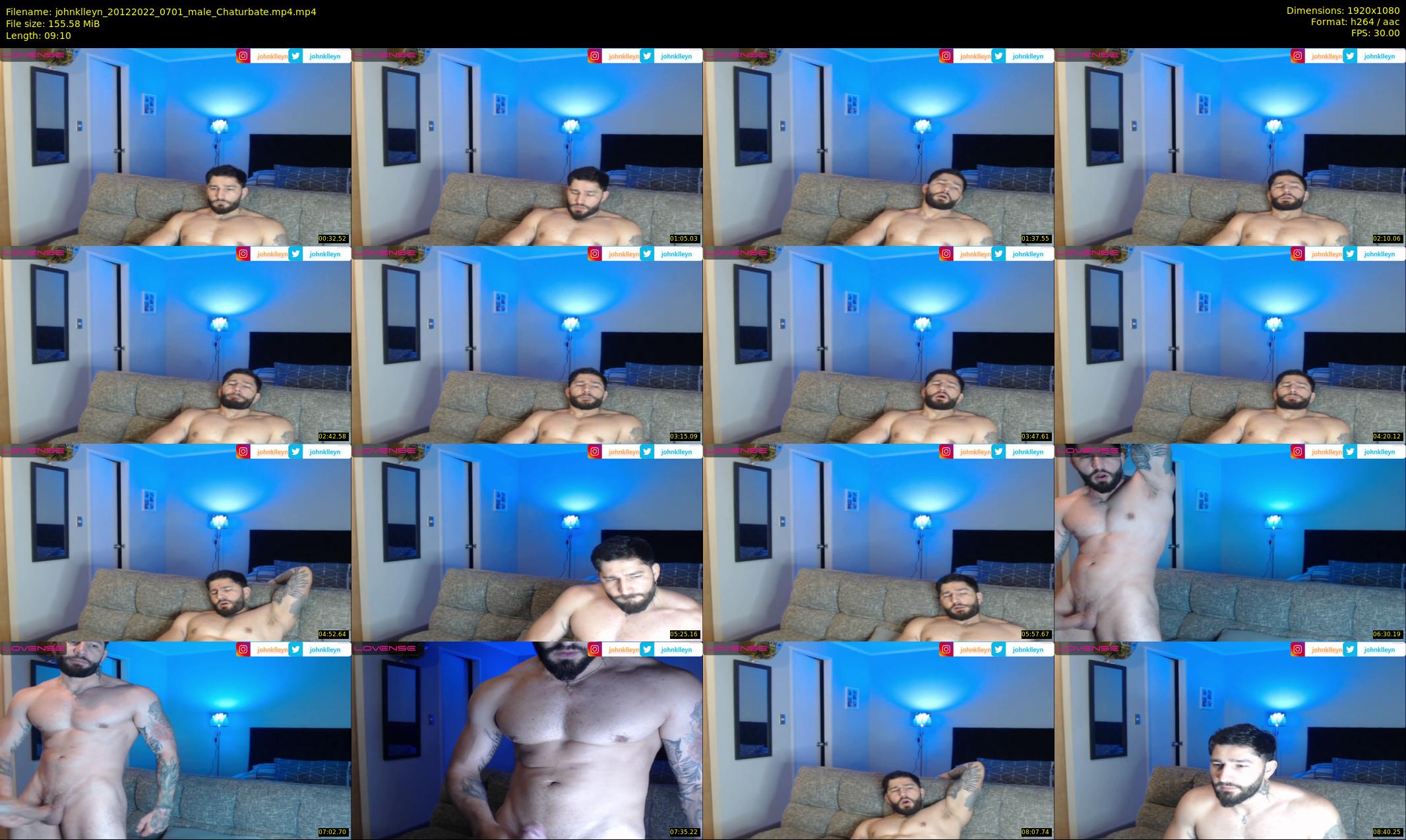 johnklleyn — 10 minute Chaturbate male cam show recording, 1080p, Dec 20, 2022