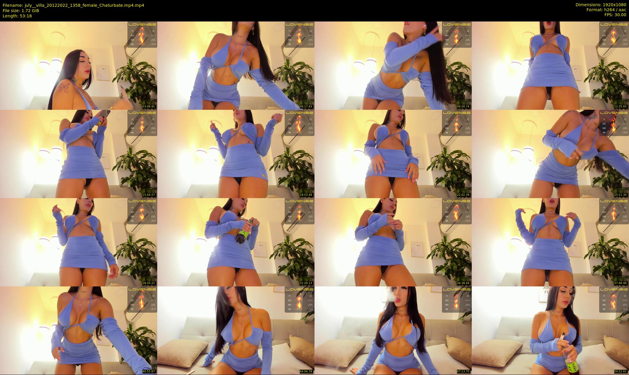 july__villa — 54 minute Chaturbate female cam show recording, 1080p, Dec 20, 2022
