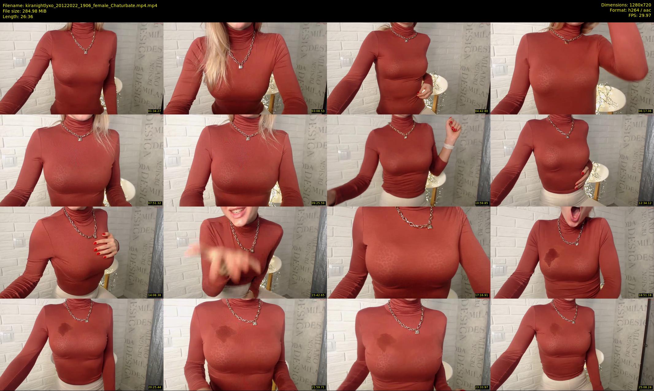 kiranightlyxo — 27 minute Chaturbate female cam show recording, 720p, Dec 20, 2022