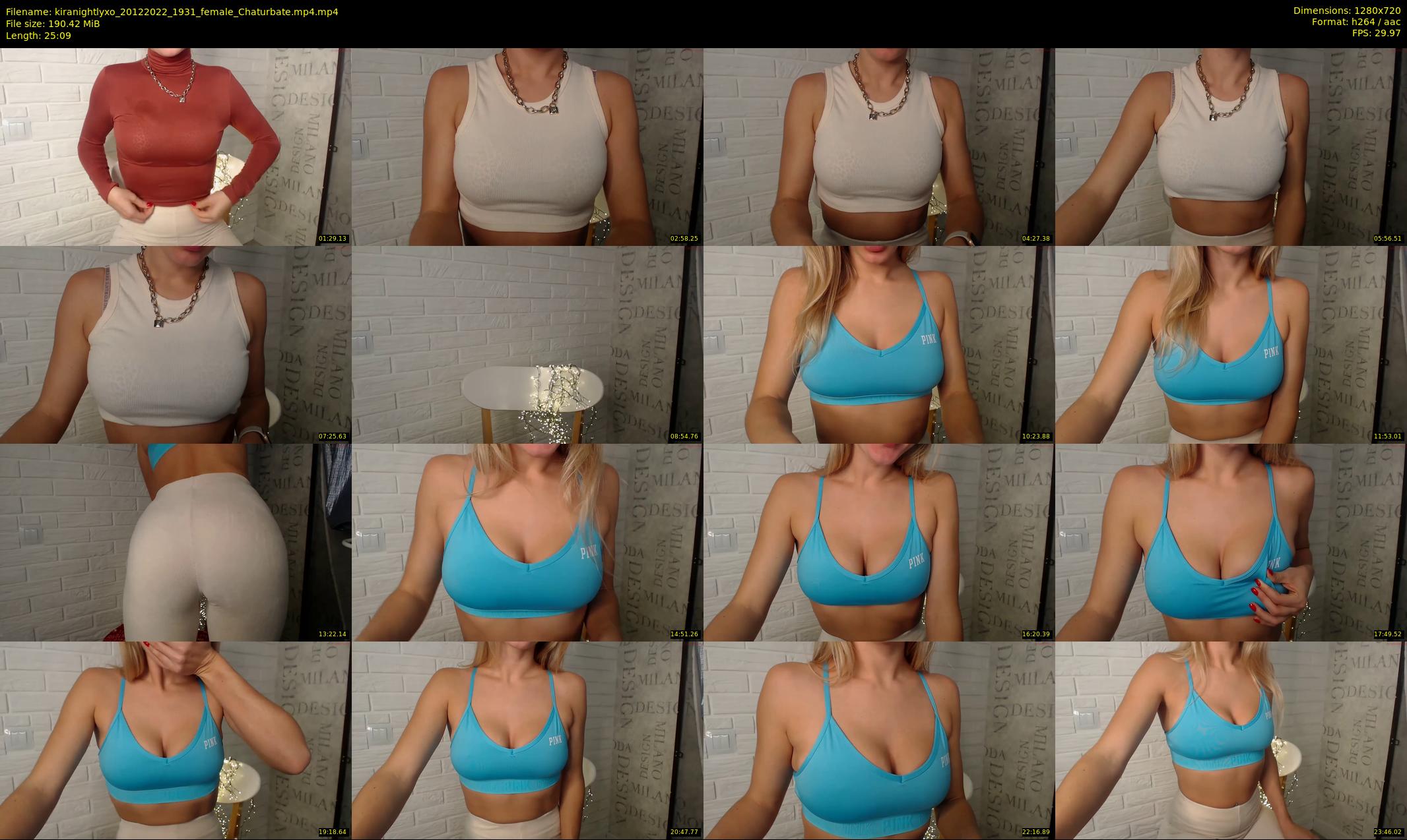 kiranightlyxo — 26 minute Chaturbate female cam show recording, 720p, Dec 20, 2022