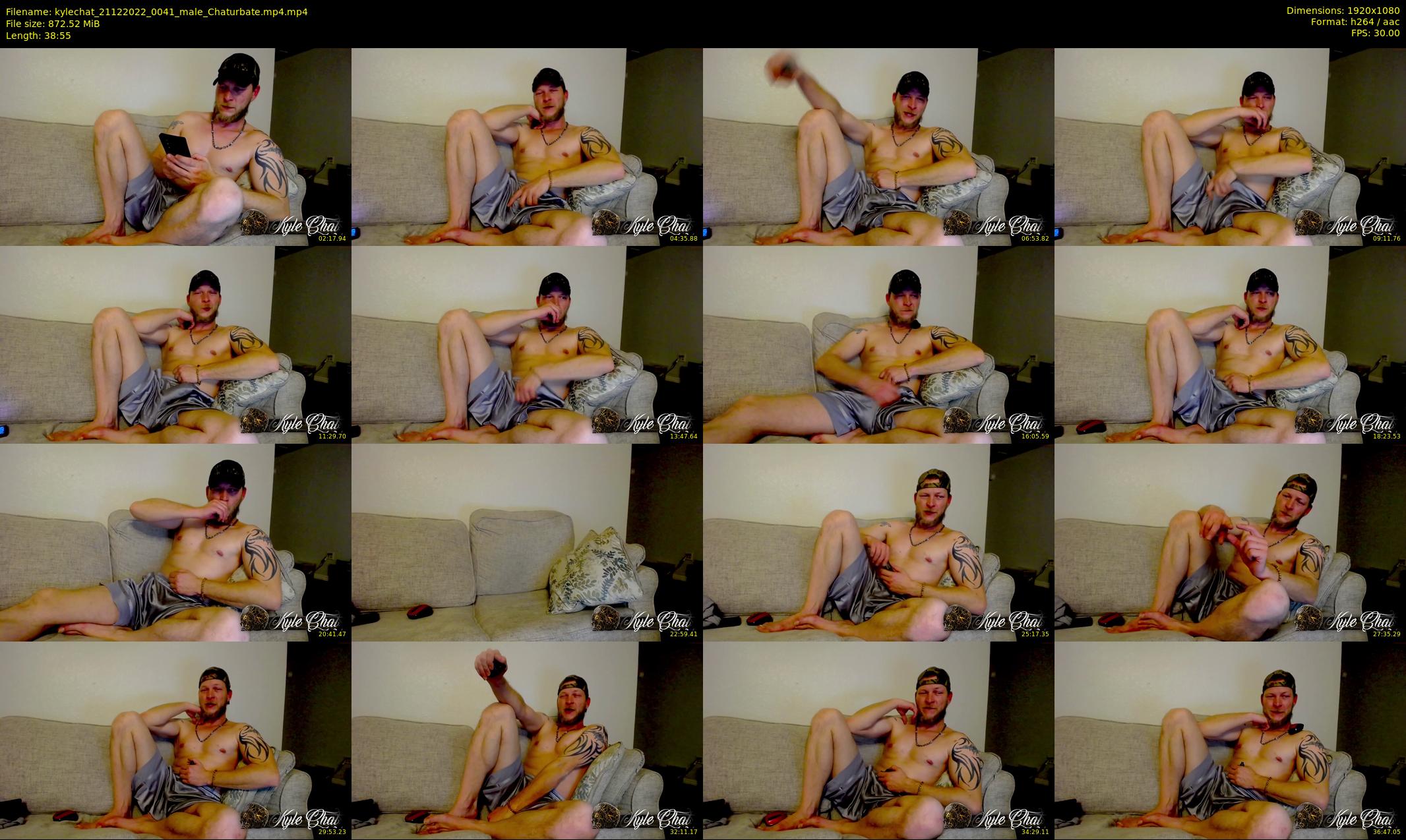 kylechat — 39 minute Chaturbate male cam show recording, 1080p, Dec 21, 2022