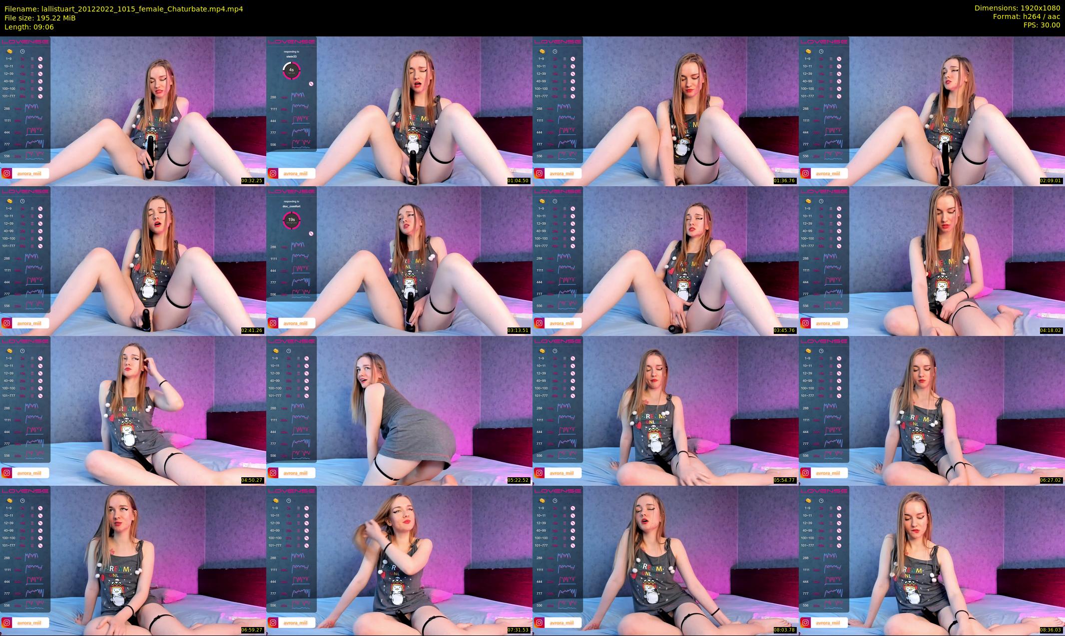 lallistuart — 10 minute Chaturbate female cam show recording, 1080p, Dec 20, 2022