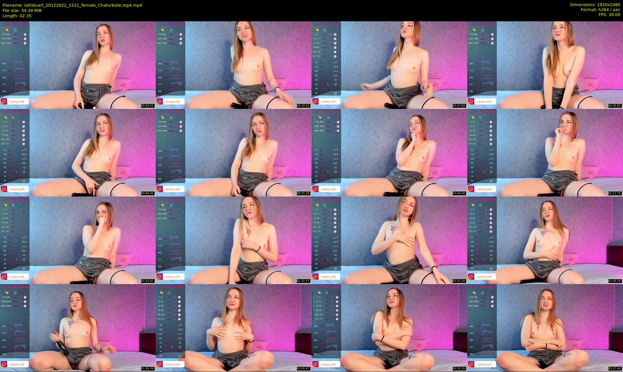 lallistuart — 3 minute Chaturbate female cam show recording, 1080p, Dec 20, 2022