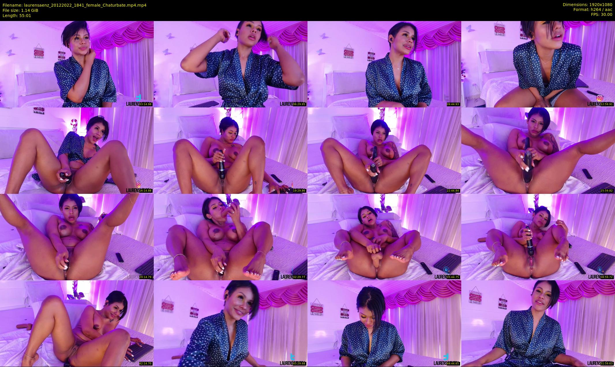 laurensaenz — 56 minute Chaturbate female cam show recording, 1080p, Dec 20, 2022