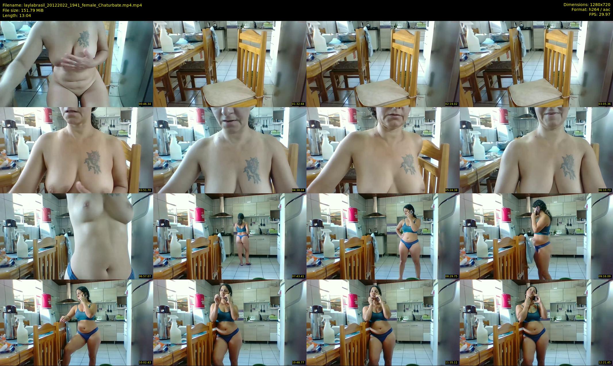 laylabrasil — 14 minute Chaturbate female cam show recording, 720p, Dec 20, 2022