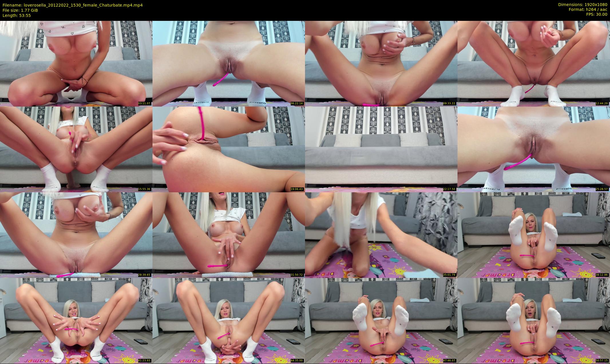 loverosella — 54 minute Chaturbate female cam show recording, 1080p, Dec 20, 2022