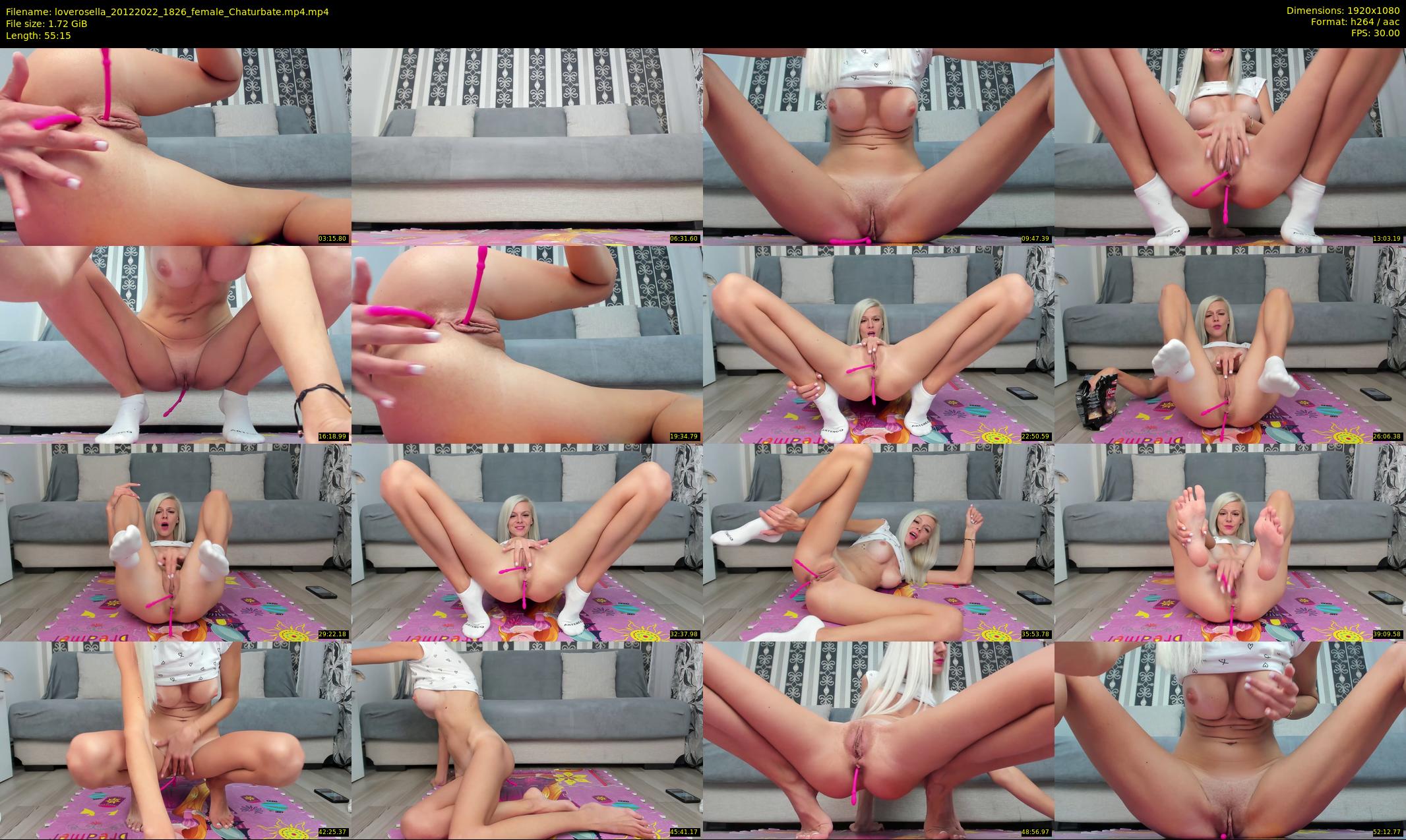 loverosella — 56 minute Chaturbate female cam show recording, 1080p, Dec 20, 2022