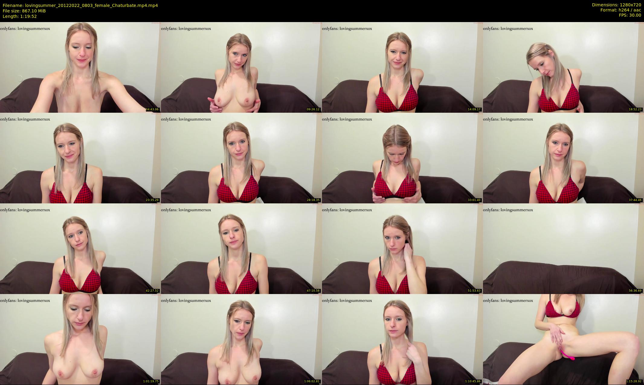 lovingsummer — 80 minute Chaturbate female cam show recording, 720p, Dec 20, 2022