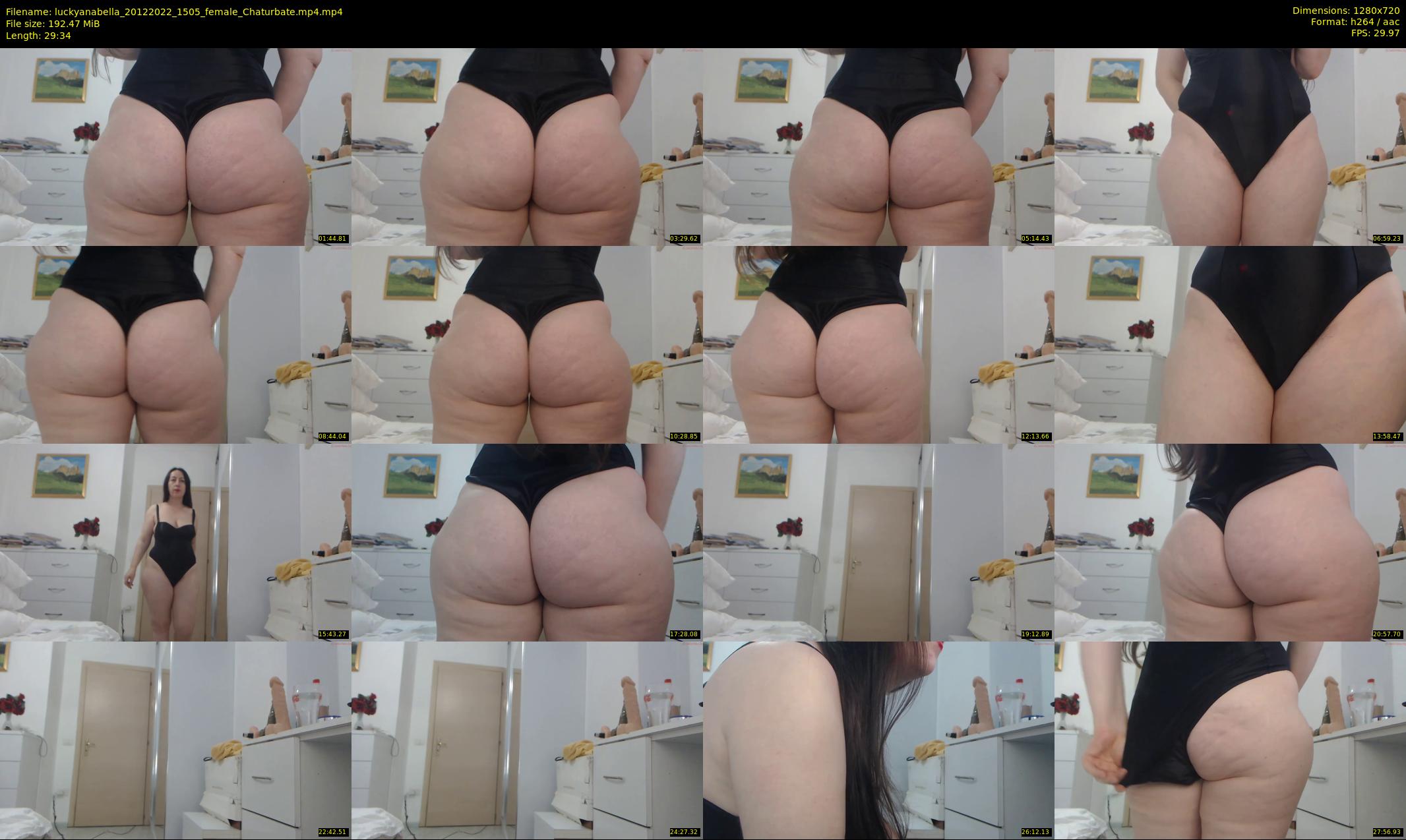 luckyanabella — 30 minute Chaturbate female cam show recording, 720p, Dec 20, 2022