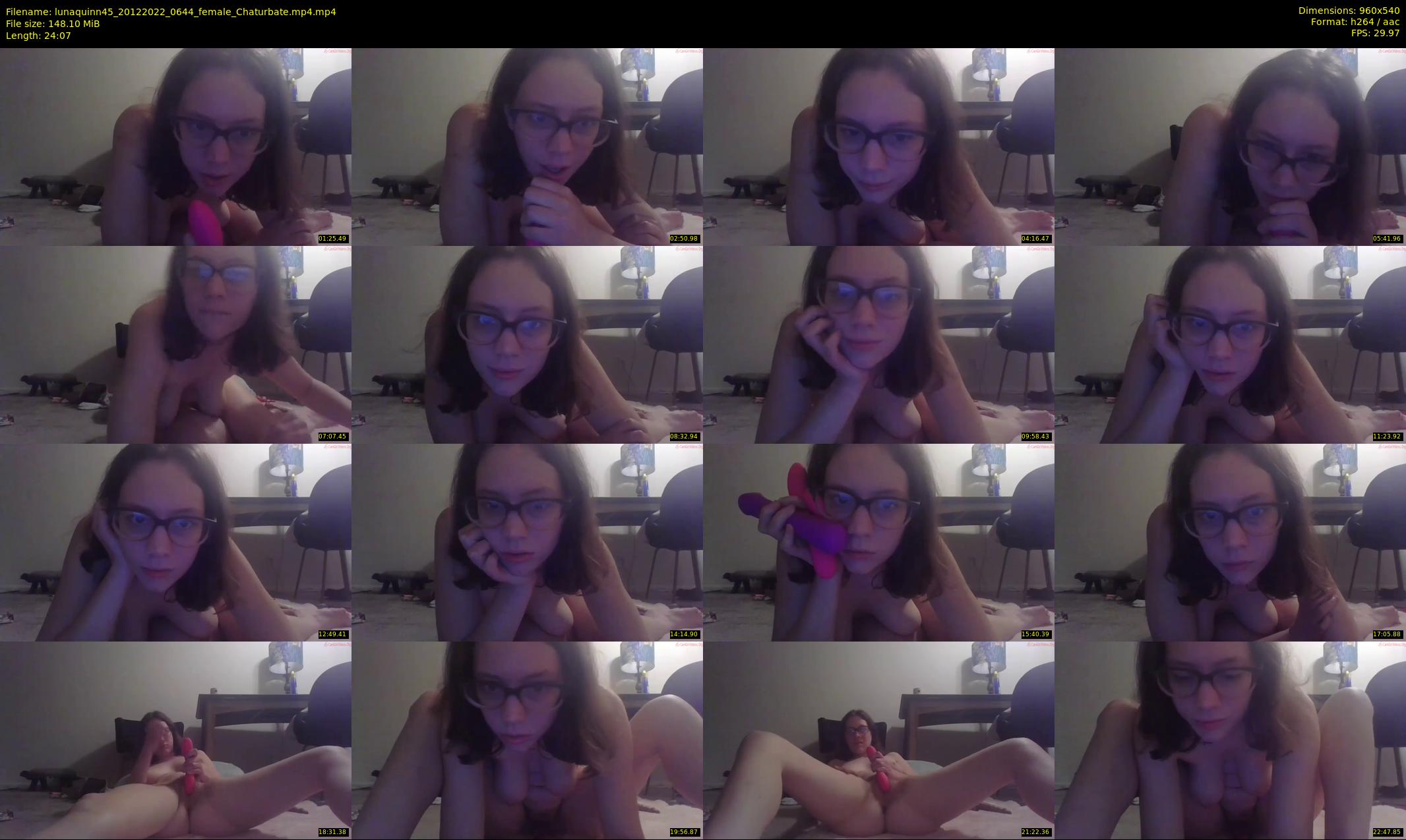 lunaquinn45 — 25 minute Chaturbate female cam show recording, 480p, Dec 20, 2022
