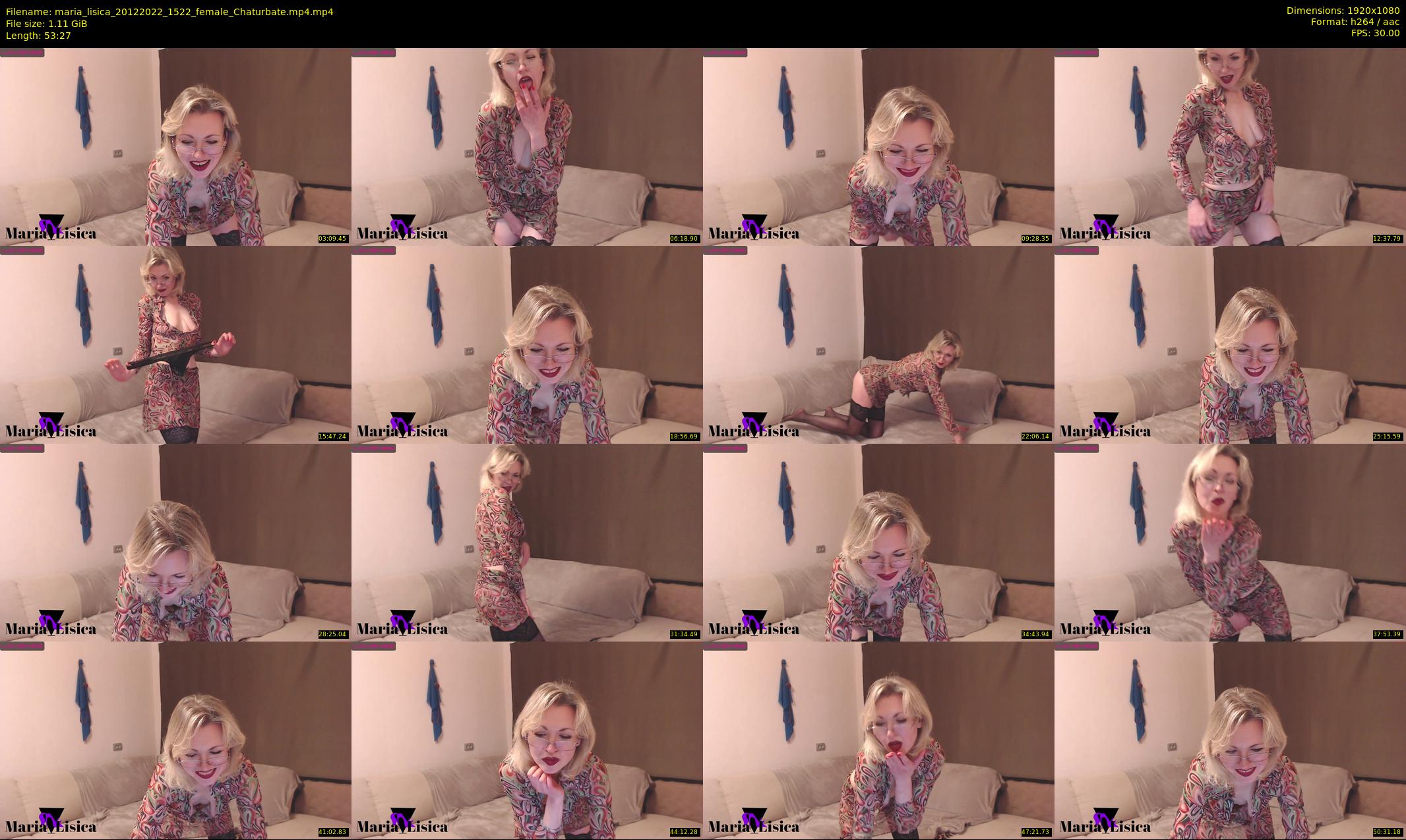 maria_lisica — 54 minute Chaturbate female cam show recording, 1080p, Dec 20, 2022
