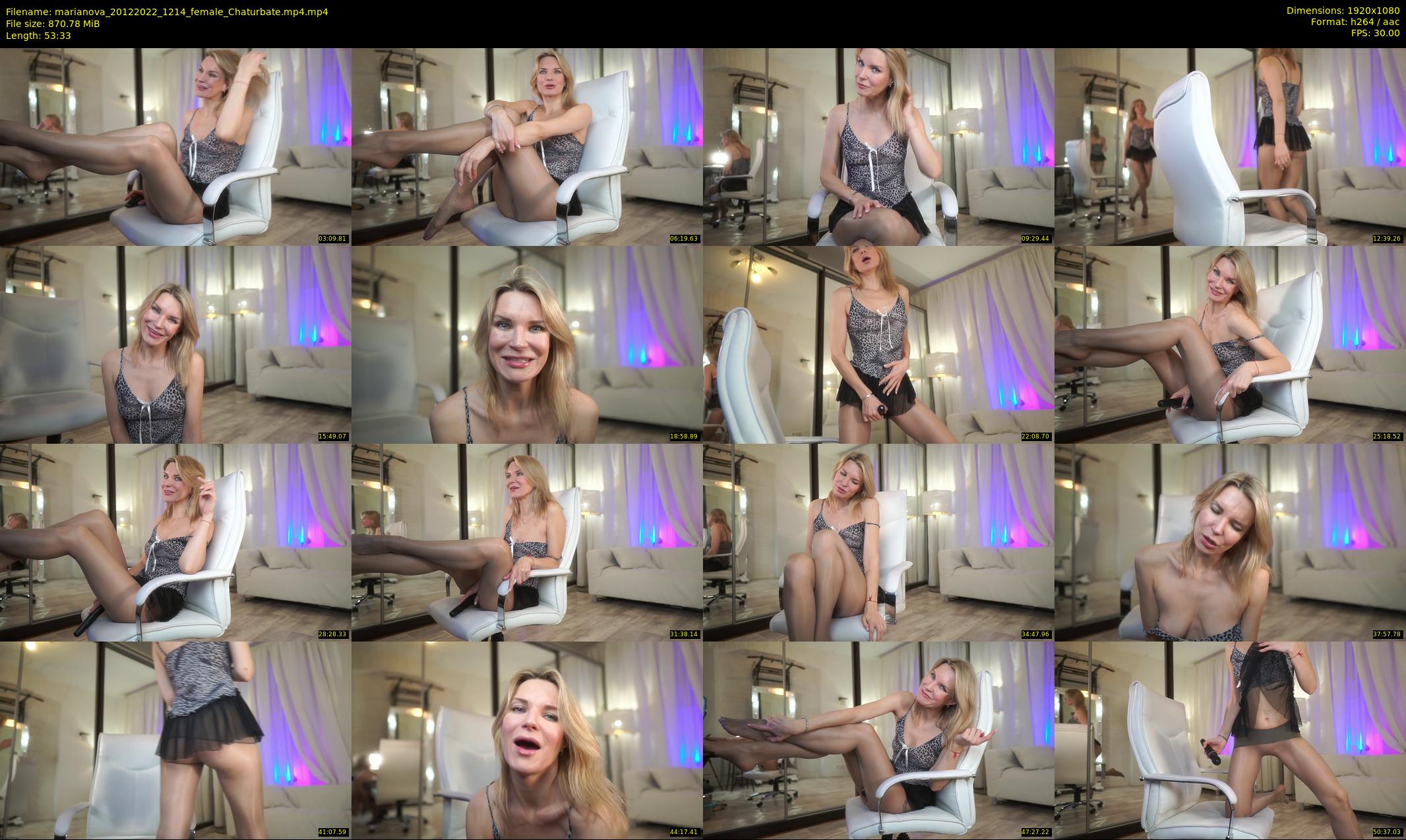 marianova — 54 minute Chaturbate female cam show recording, 1080p, Dec 20, 2022