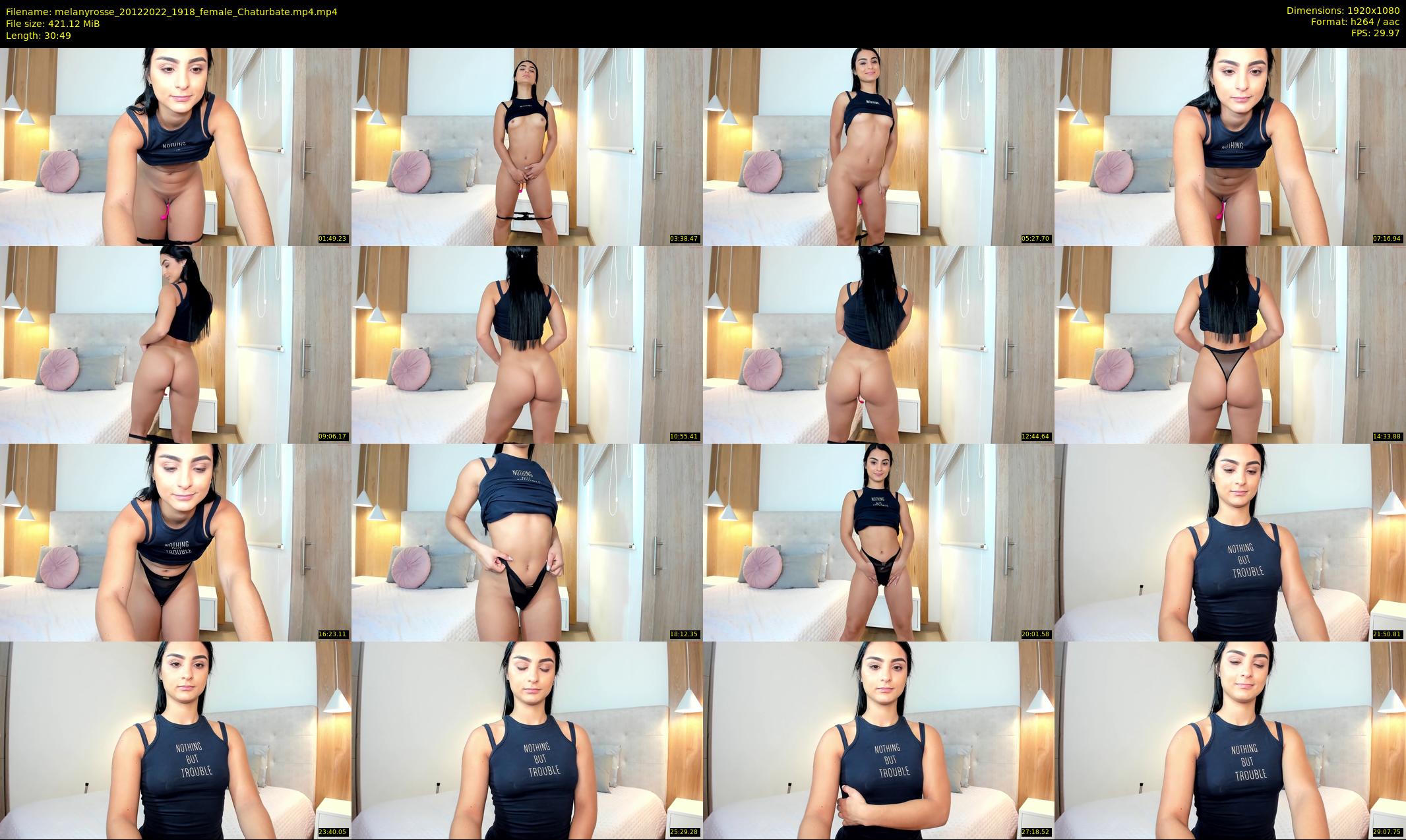 melanyrosse — 31 minute Chaturbate female cam show recording, 1080p, Dec 20, 2022