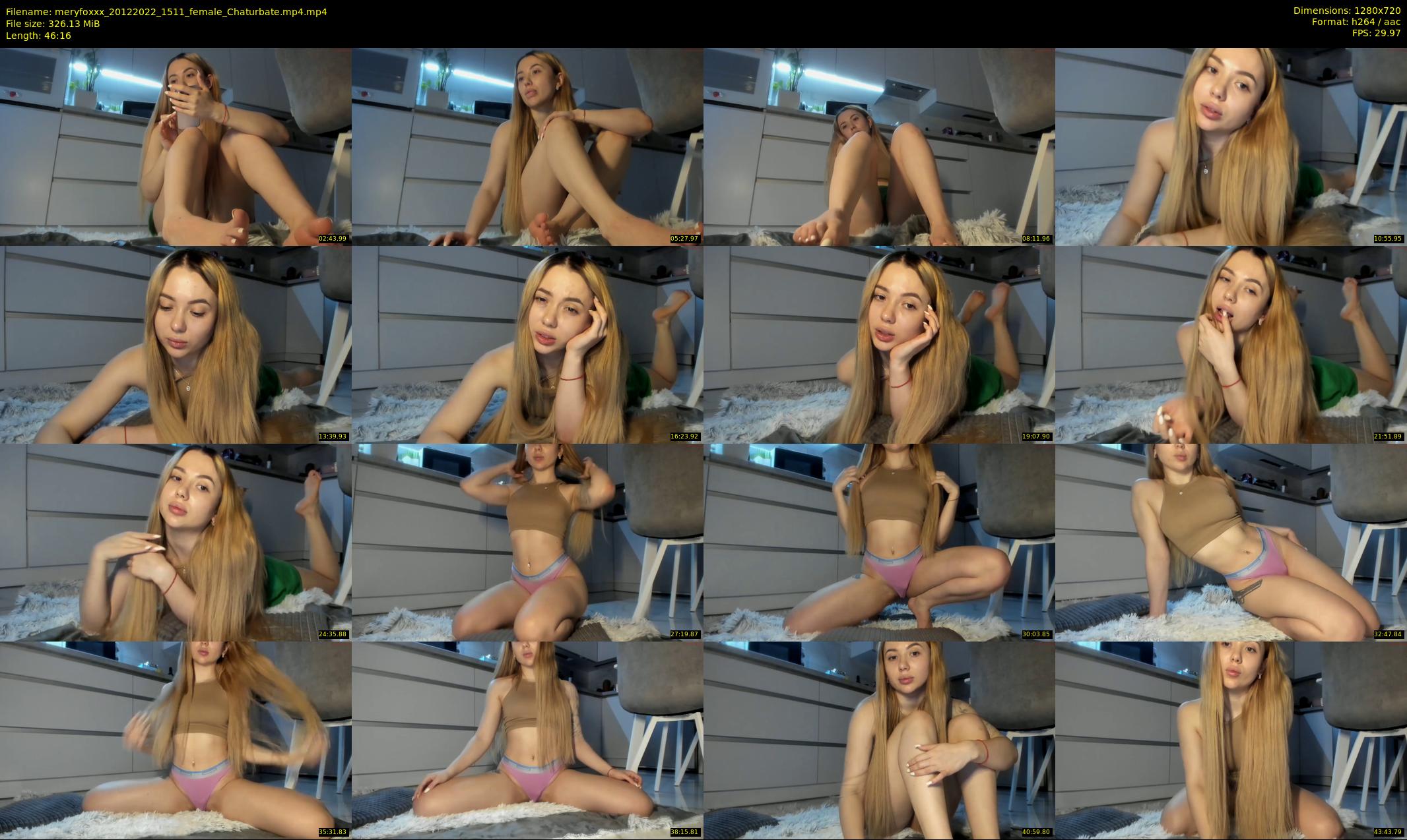 meryfoxxx — 47 minute Chaturbate female cam show recording, 720p, Dec 20, 2022